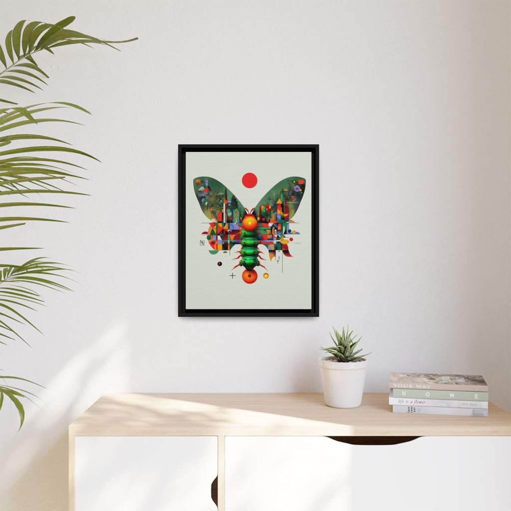 Metamorphic Geometry: Digital Butterfly Architecture, Cubist Nature Transformation   |    Custom Orders Available