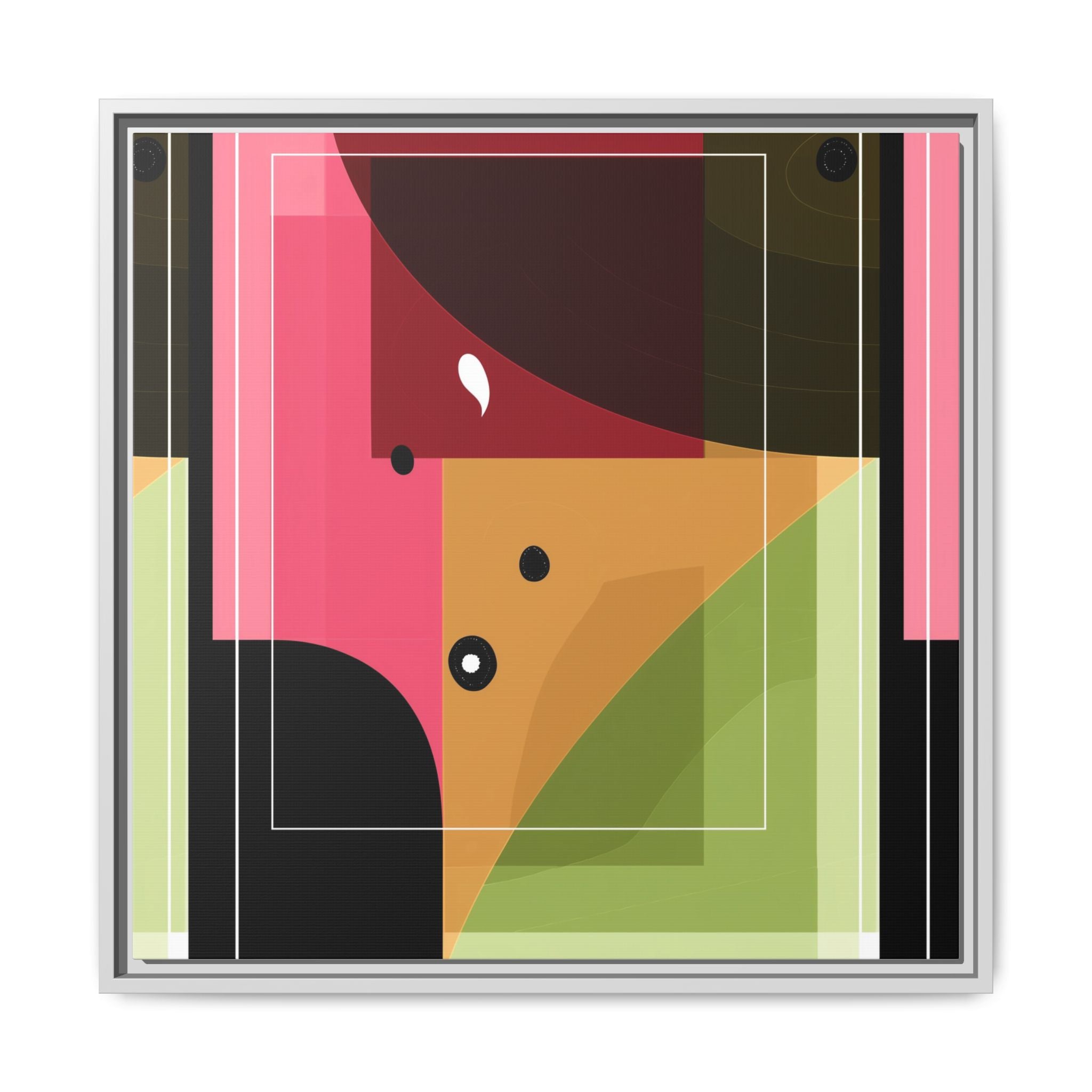 Geometric Convergence: Abstract Modernist Composition, Constructivist Color Blocking, Layered Geometric Design   |   Custom Orders Accepted