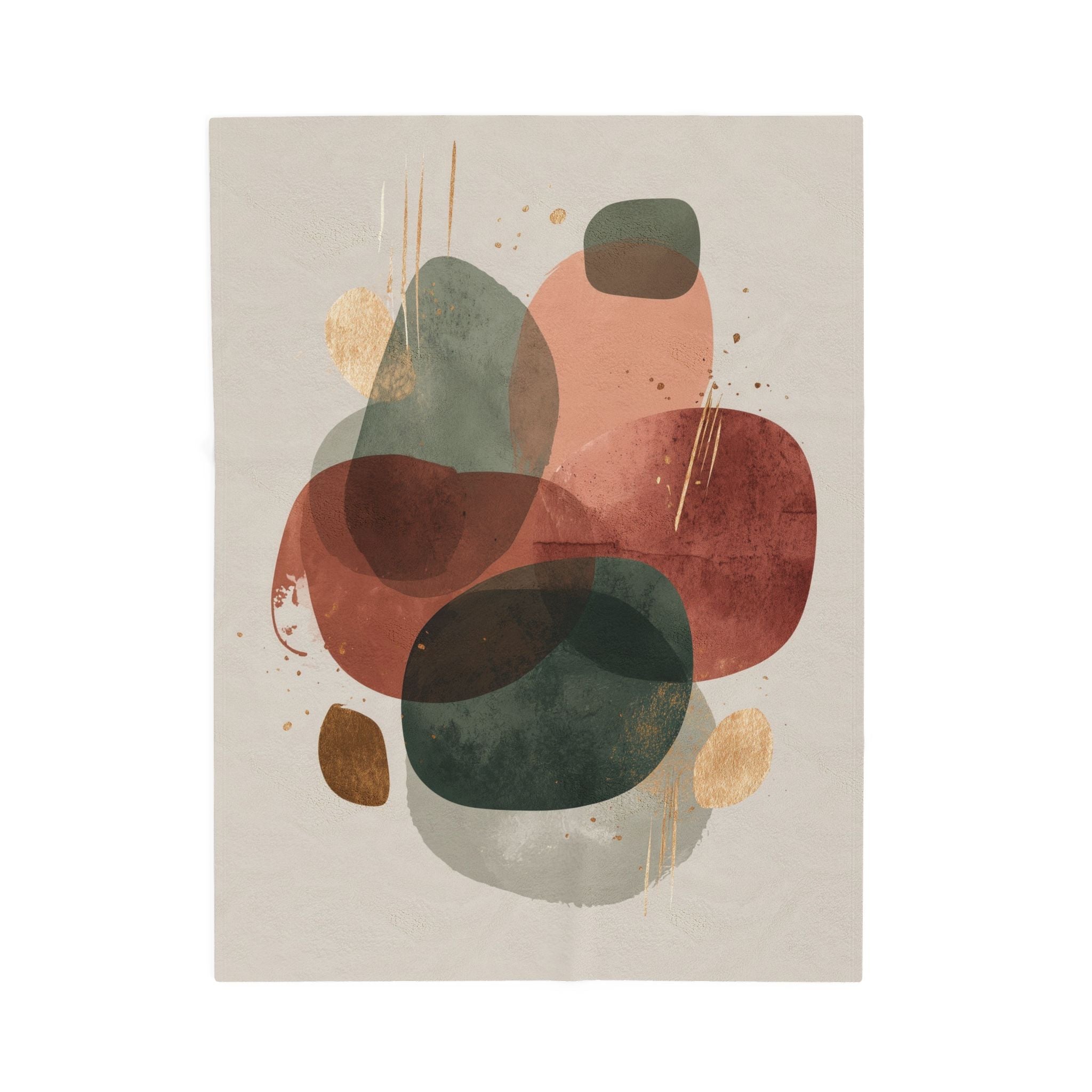 Organic Layers: Watercolor Abstract, Contemporary Minimalist Composition   |    Custom Orders Available