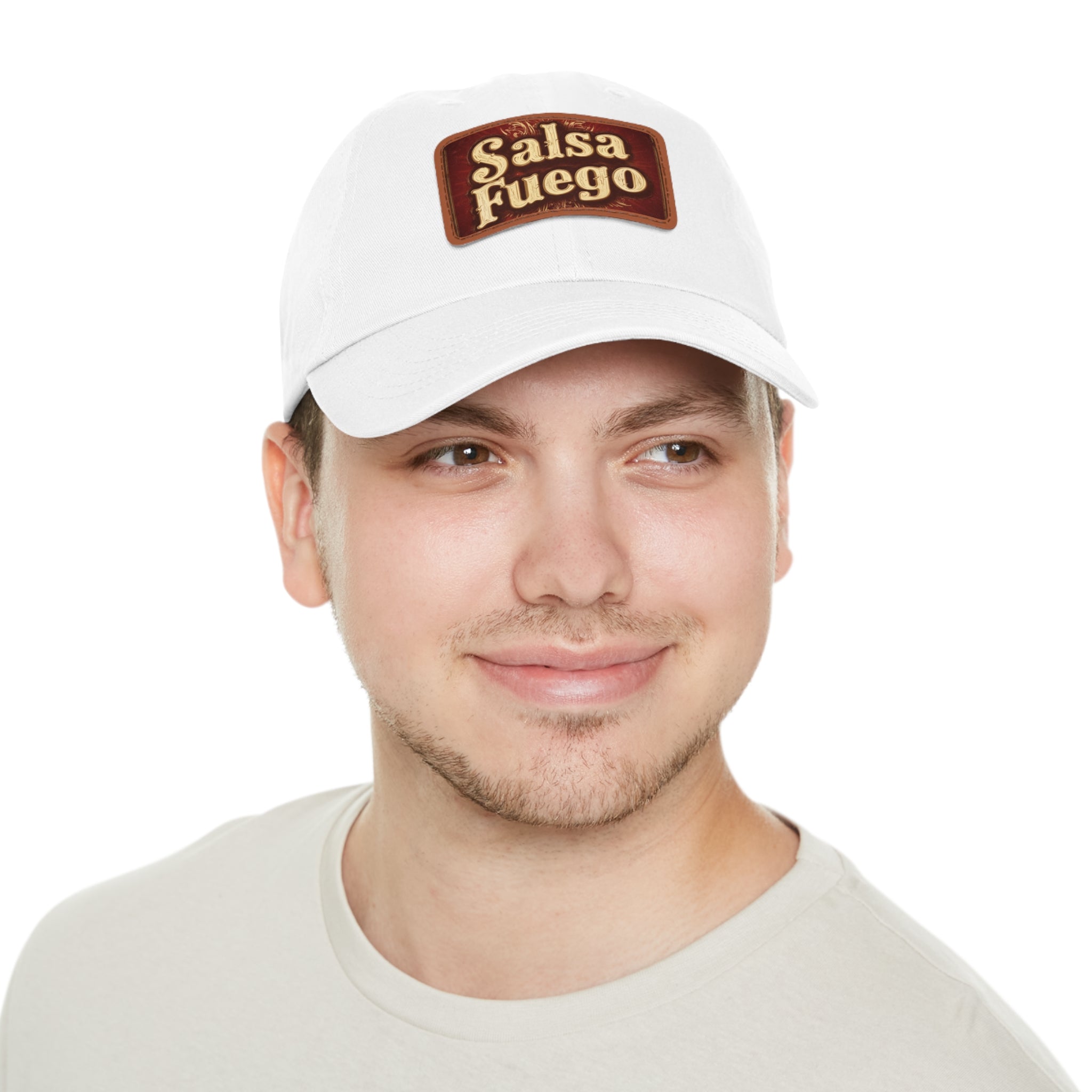 Salsa Fuego Dad Hat with Leather Patch (Rectangle)