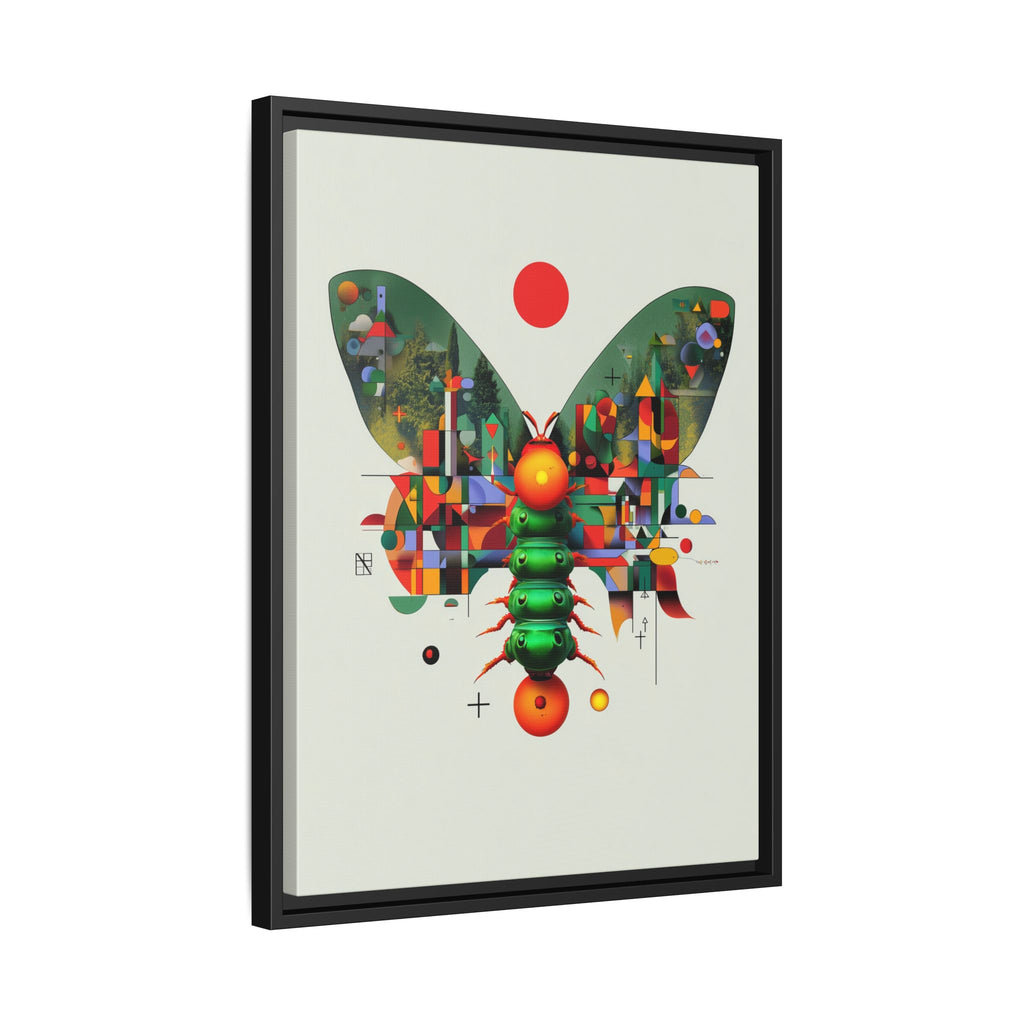 Digital Butterfly Framed Print, Cubist Architectural Abstraction   |  Personalized & Custom Orders Available