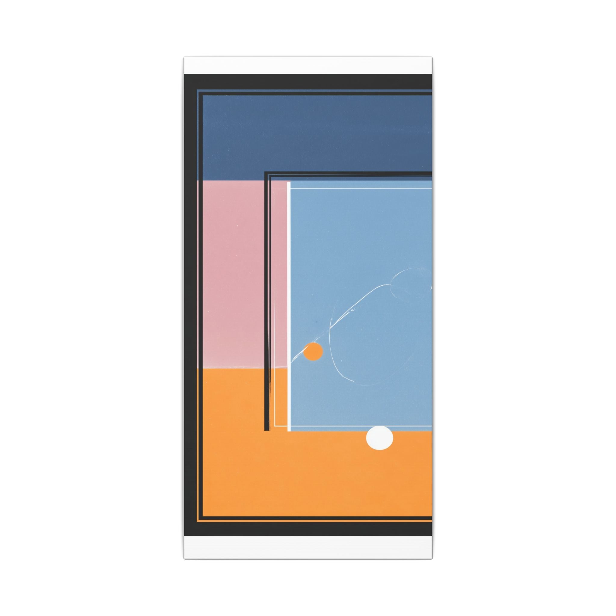 Geometric Harmony: Abstract Minimalist Composition, Modernist Color Fields, Constructivist Design Principles   |   Custom Orders Accepted