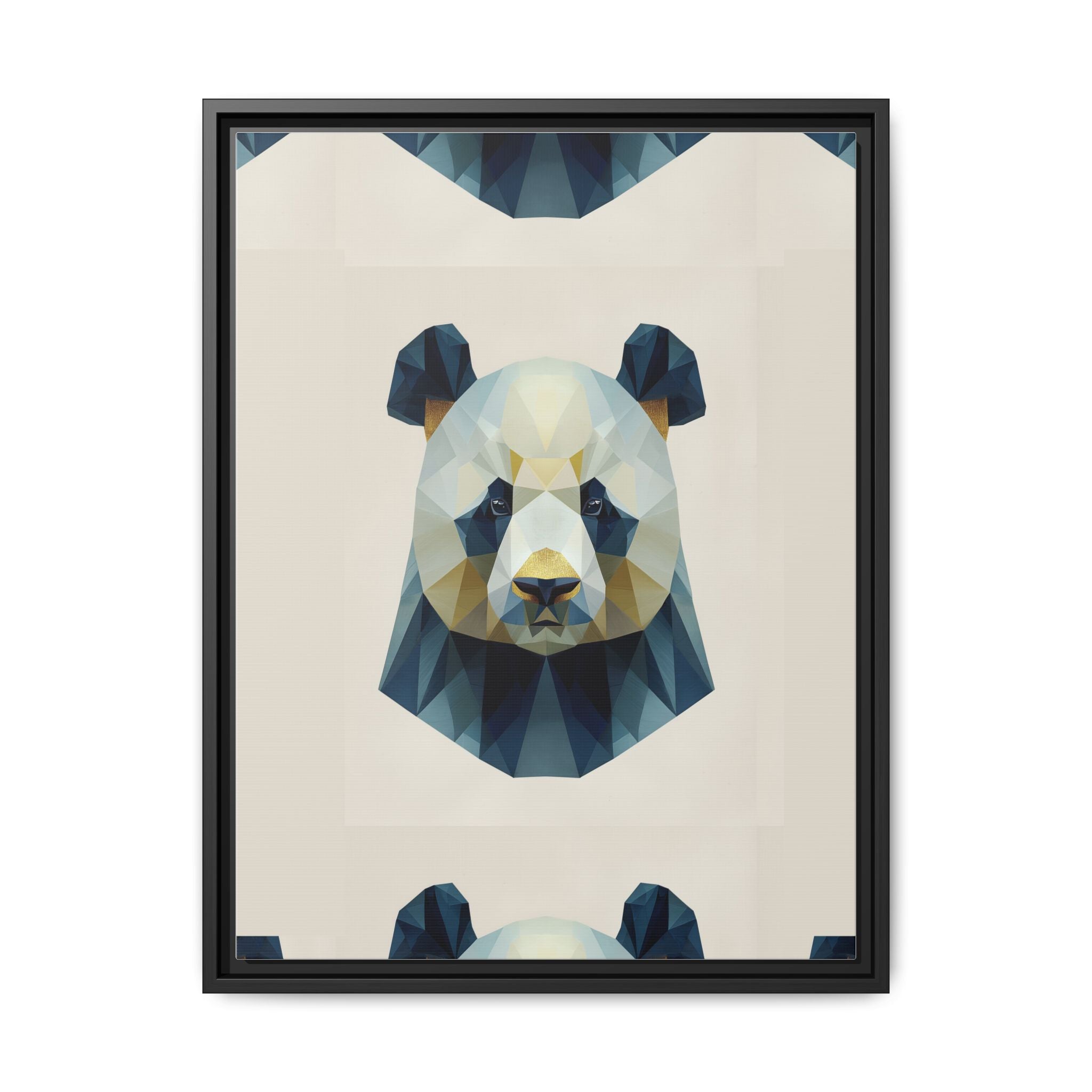 Geometric Panda Prism: Low-Poly Digital Wildlife Art, Minimalist Triangular Design   |  Personalized & Custom Orders Available