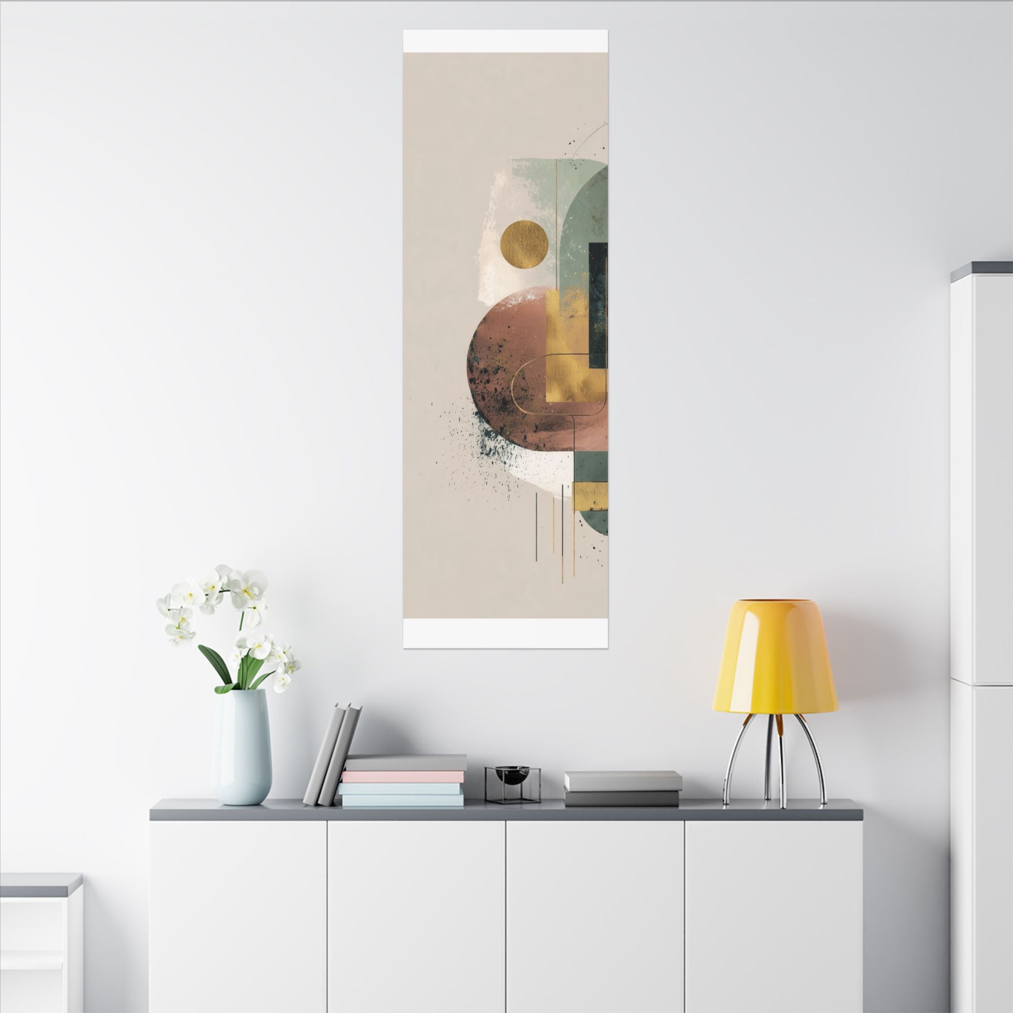 Geometric Harmony: Abstract Composition, Modernist Minimalism, Ethereal Design Layers   |   Custom Orders Accepted