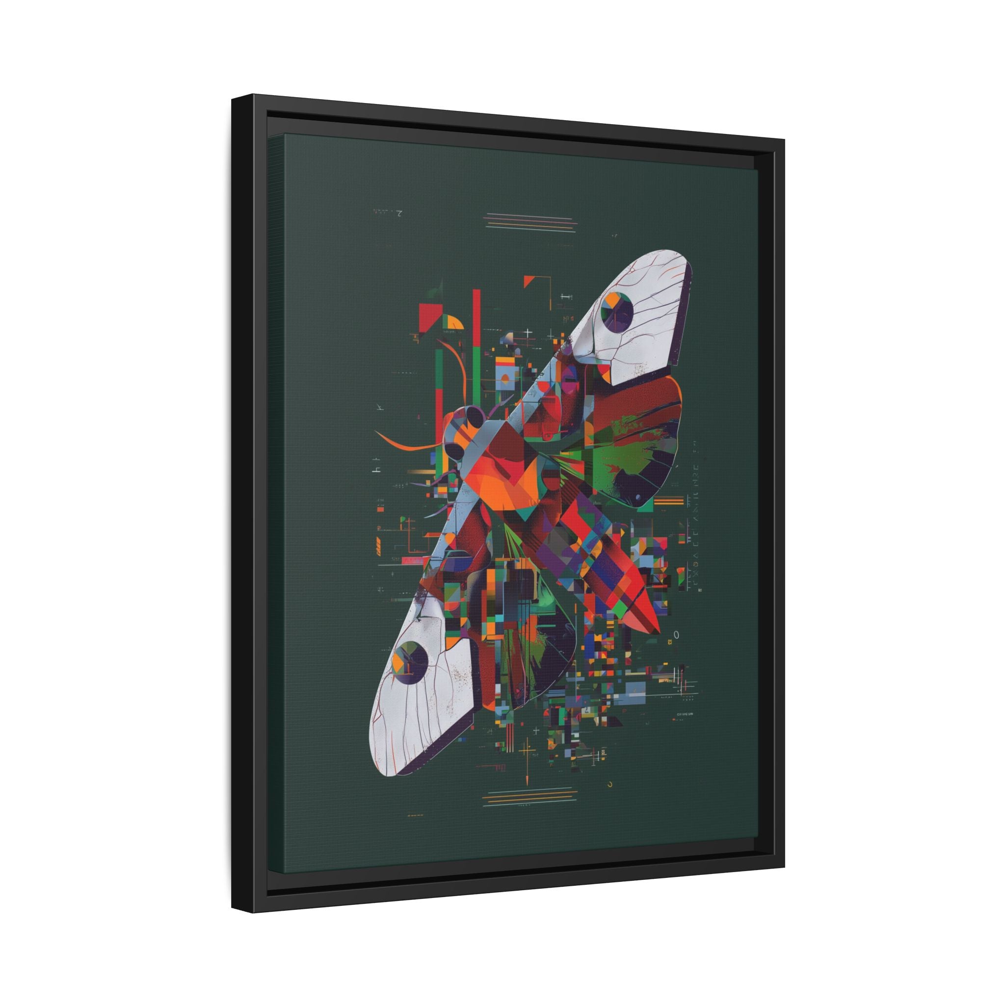 Butterfly Deconstruction: Geometric Digital Art, Pixelated Abstract Butterfly Wings   |    Custom Orders Available