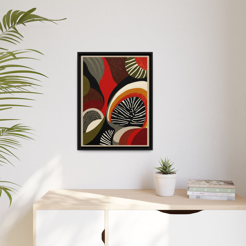 Geometric Rhythm: Abstract Composition, Mid-Century Modern Art, Radial Design Inspiration   |   Custom Orders Accepted