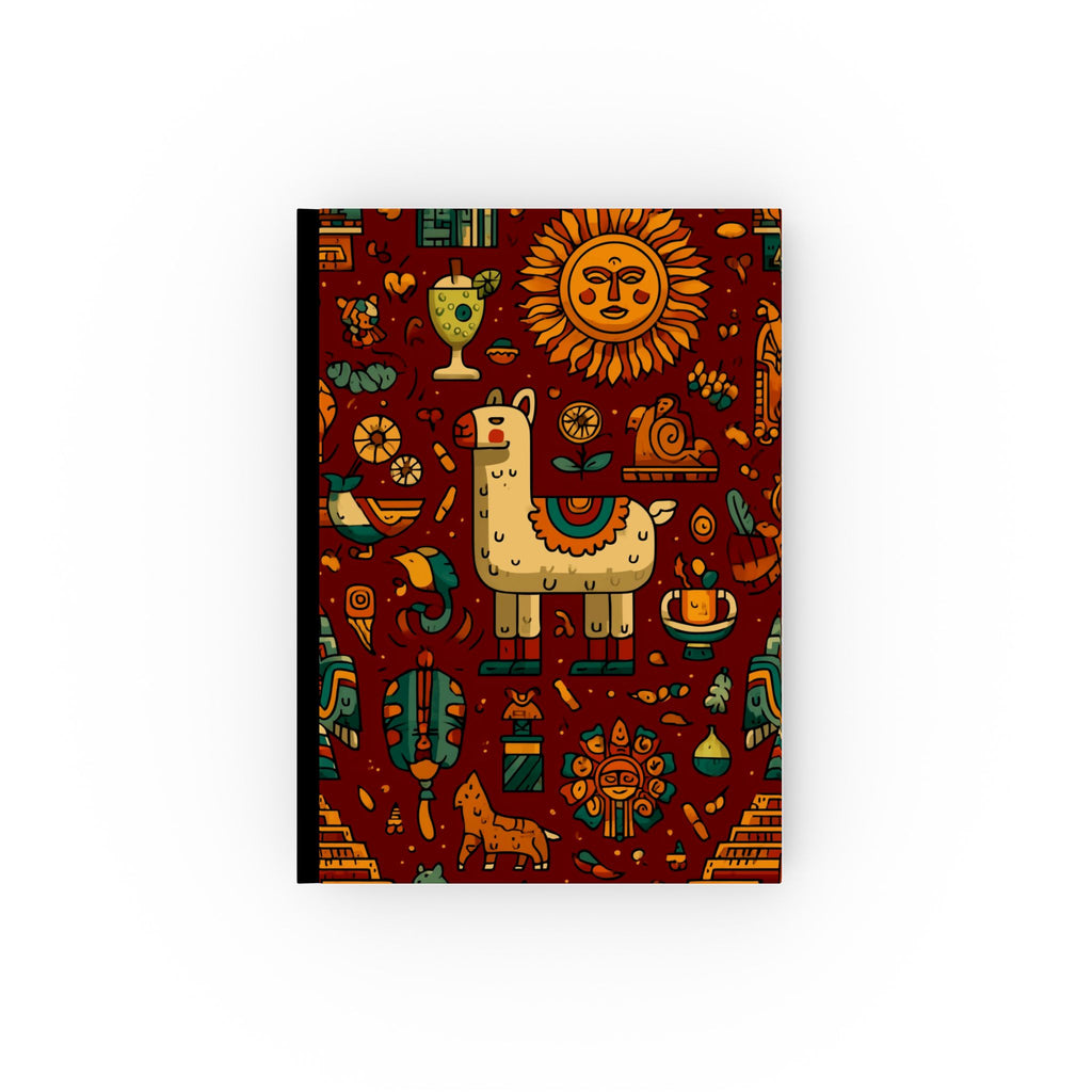 Andean Dreams: Folkloric Llama Journey, Peruvian Cultural Symbolism, Vibrant Cartoon Folk Art | Custom Orders Accepted