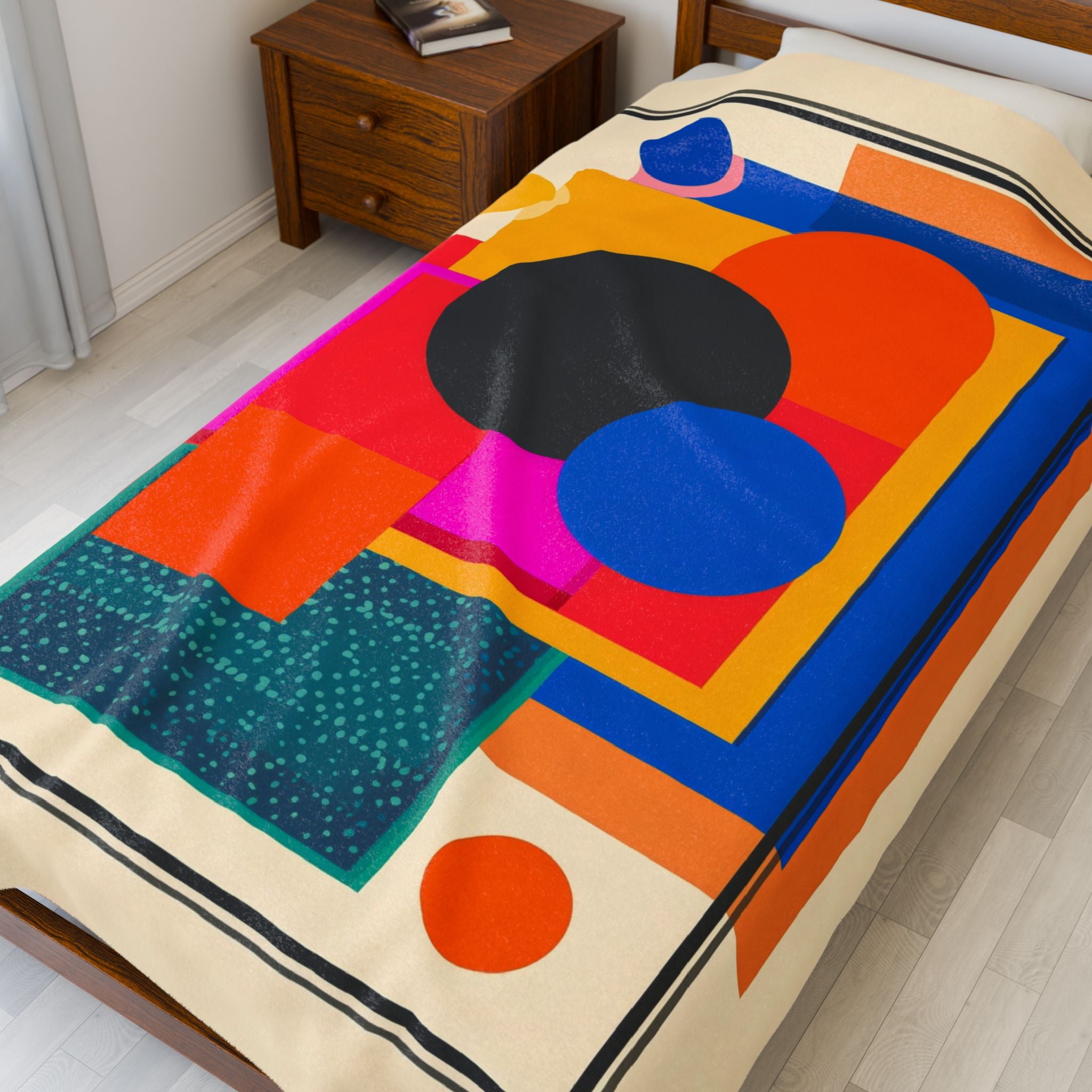 Geometric Convergence: Abstract Modernist Composition, Constructivist Color Study   |    Custom Orders Available