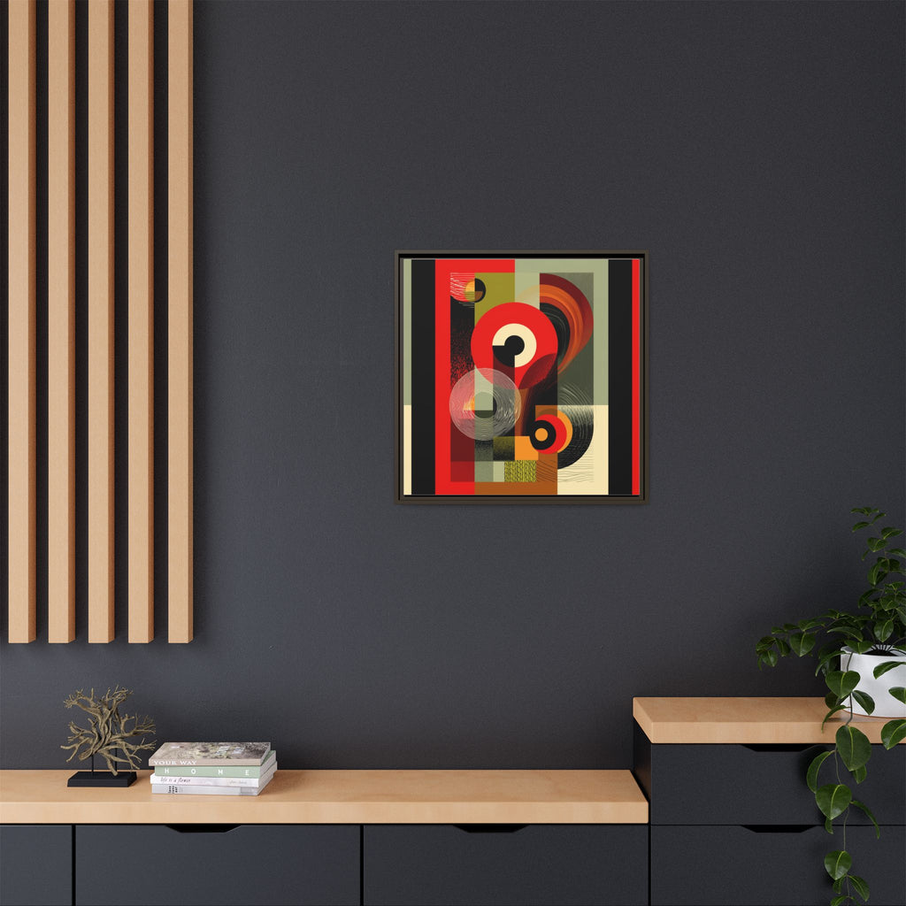 Chromatic Geometrics: Abstract Constructivist Composition, Modernist Color Blocking, Layered Circular Forms   |   Custom Orders Accepted