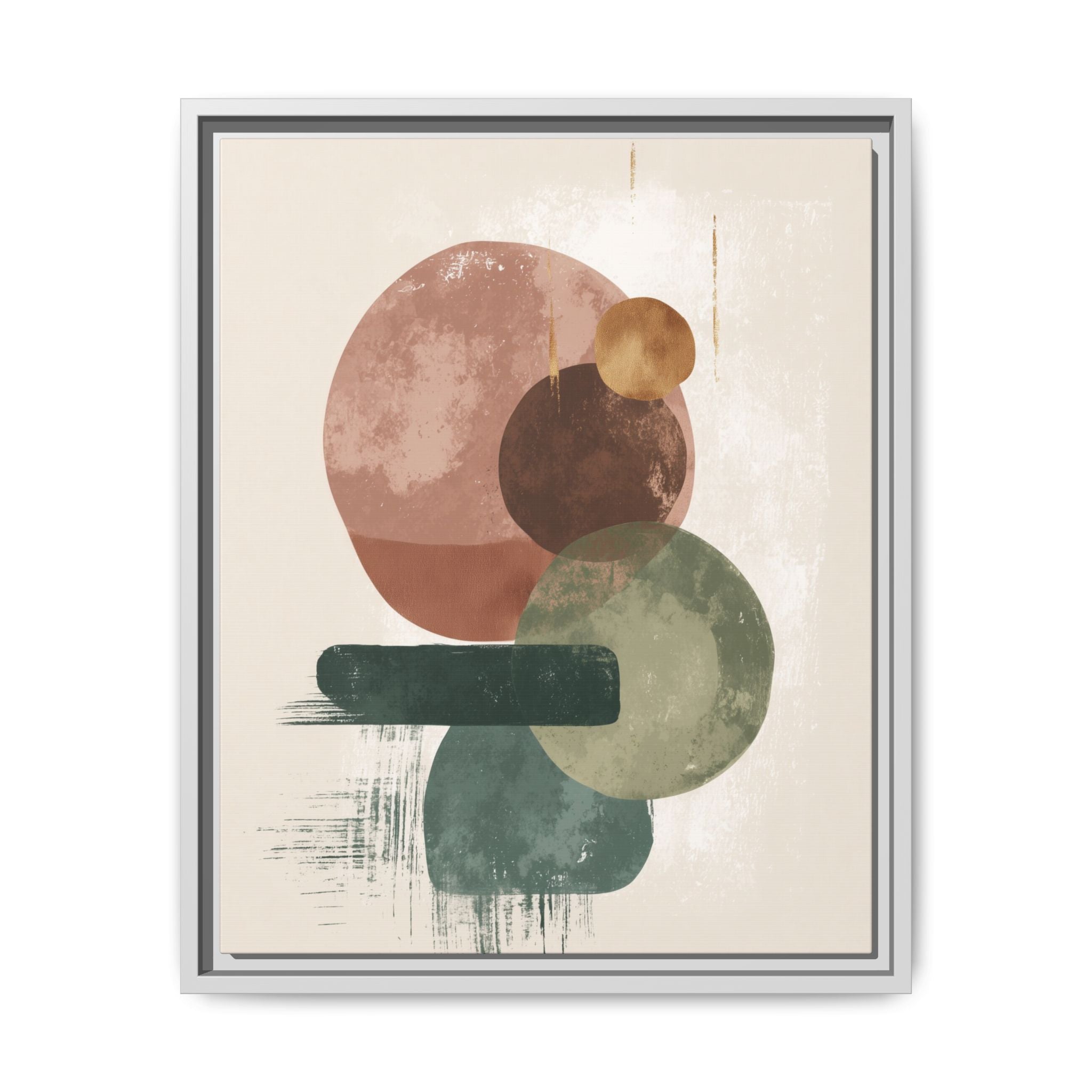 Organic Intersections: Watercolor Abstraction, Earth Tone Composition, Modern Minimalist Art   |   Custom Orders Accepted