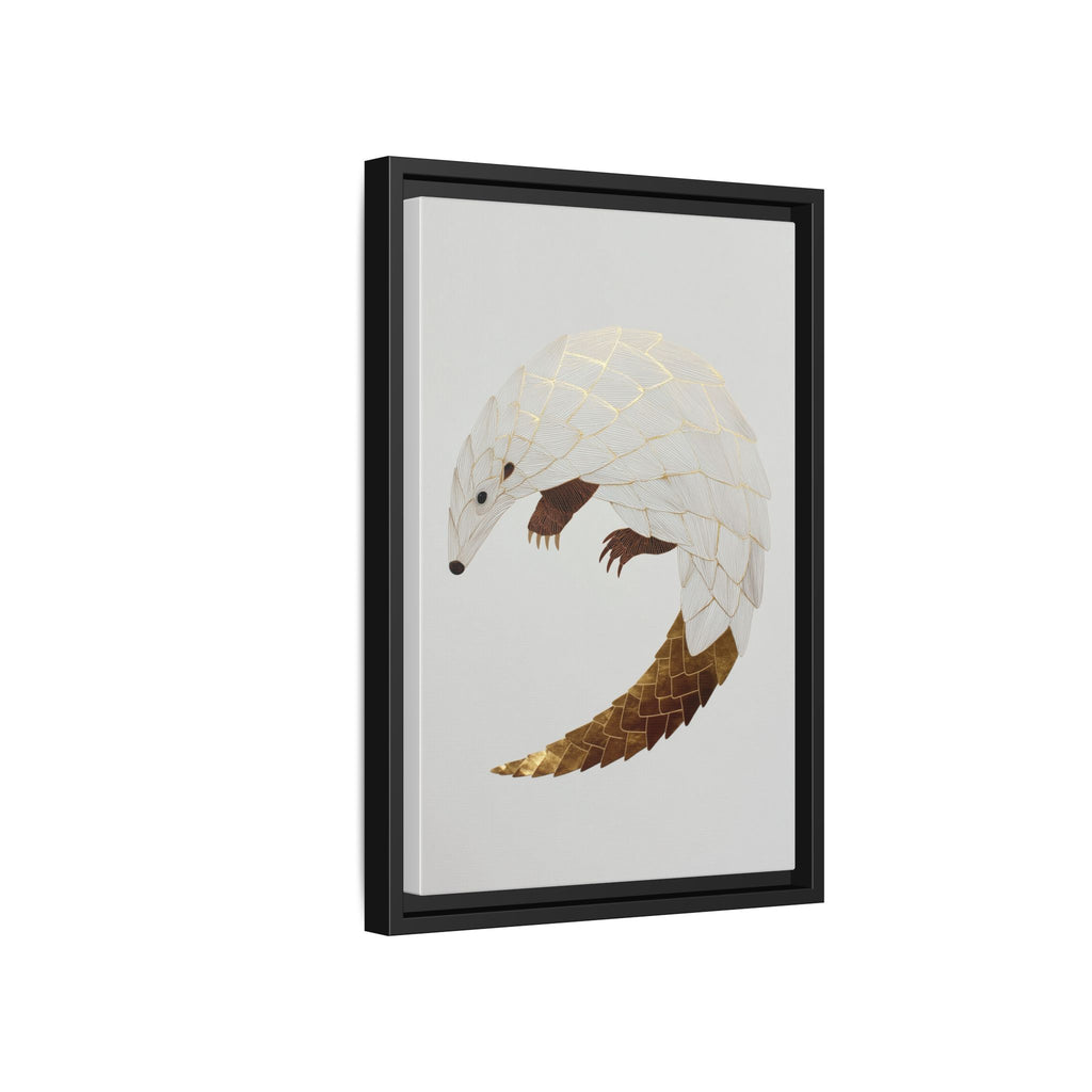 Geometric Hedgehog: Minimalist Wildlife Illustration, Layered Metallic Geometric Art   |    Custom Orders Available