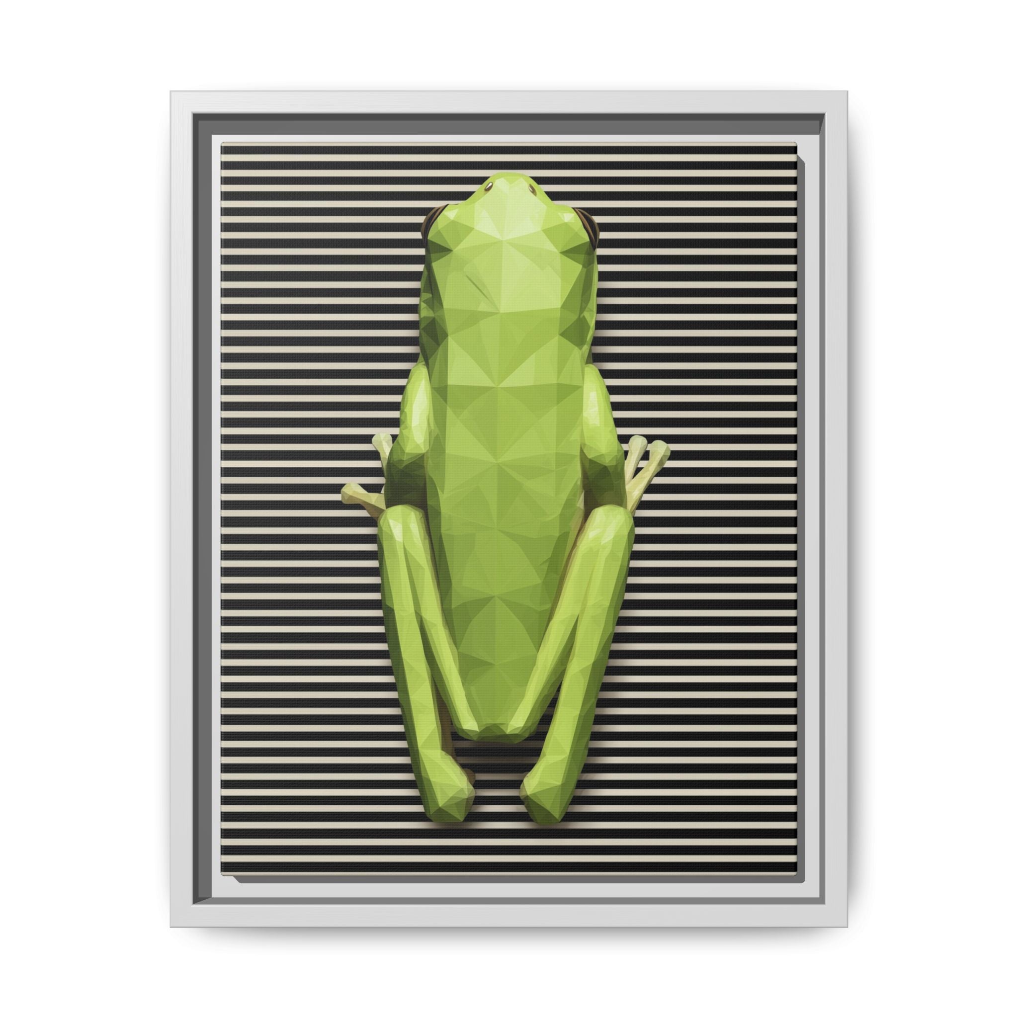 Geometric Amphibian: Low-Poly Frog Design, Digital Art Minimalism   |  Personalized & Custom Orders Available