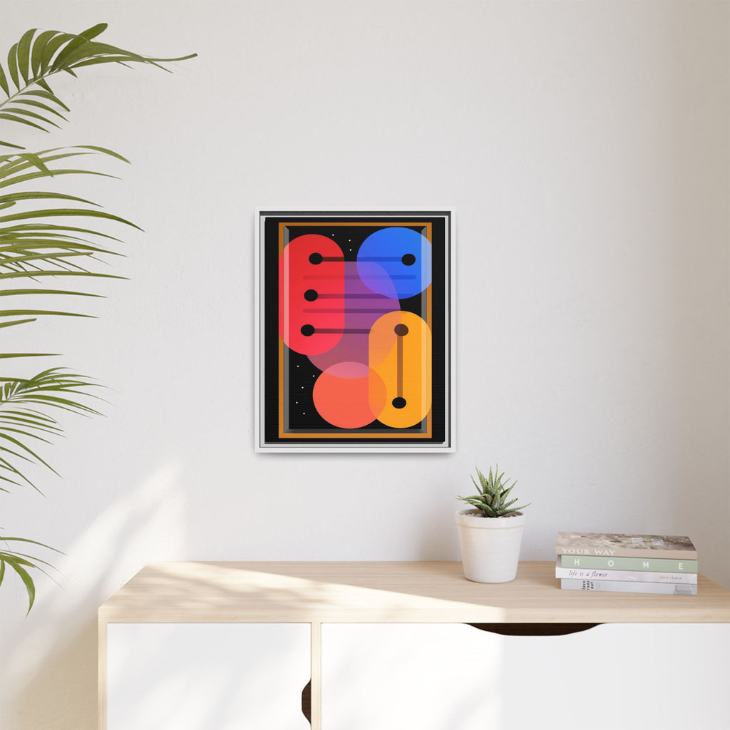 Celestial Geometry: Organic Shapes in Motion, Digital Abstract Composition, Vibrant Color Intersections   |   Custom Orders Accepted