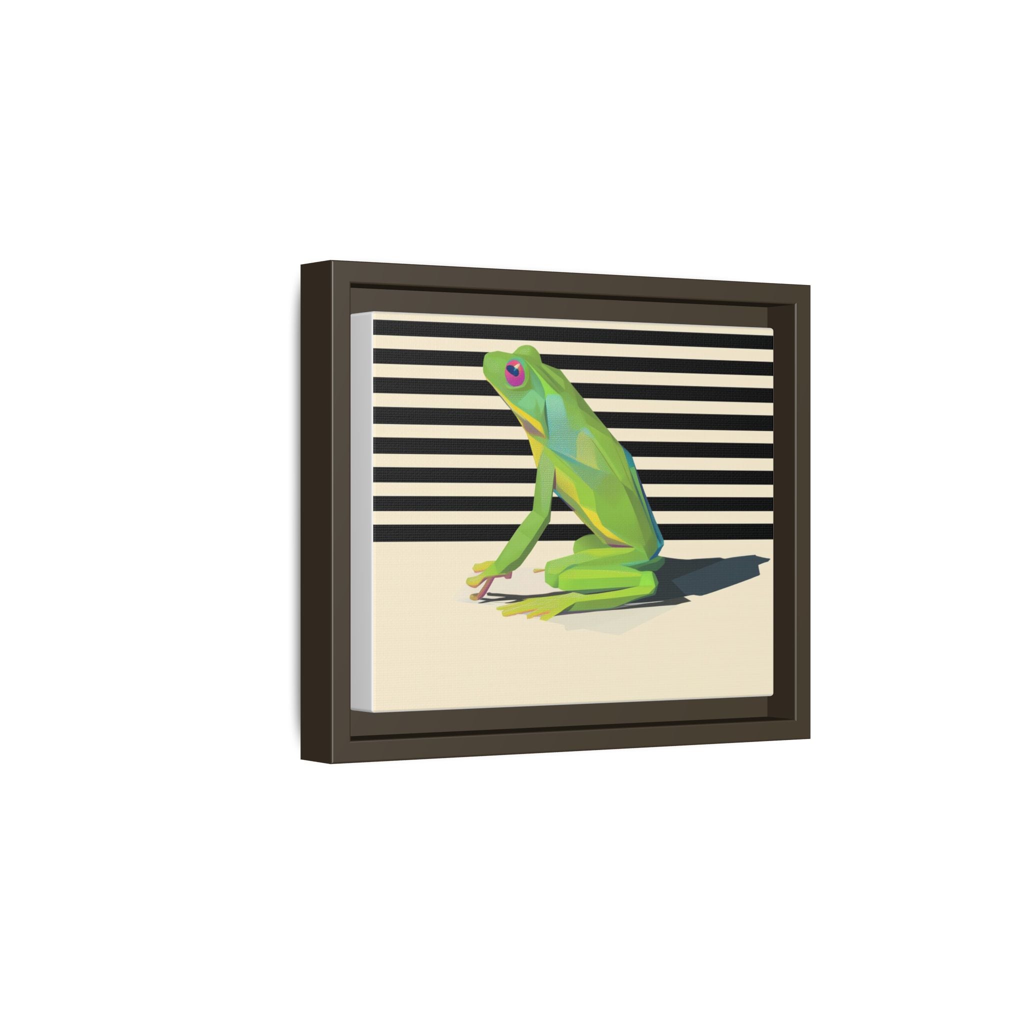 Geometric Amphibian: Stylized Frog Design, Modern Minimalist Art Print   |    Custom Orders Available