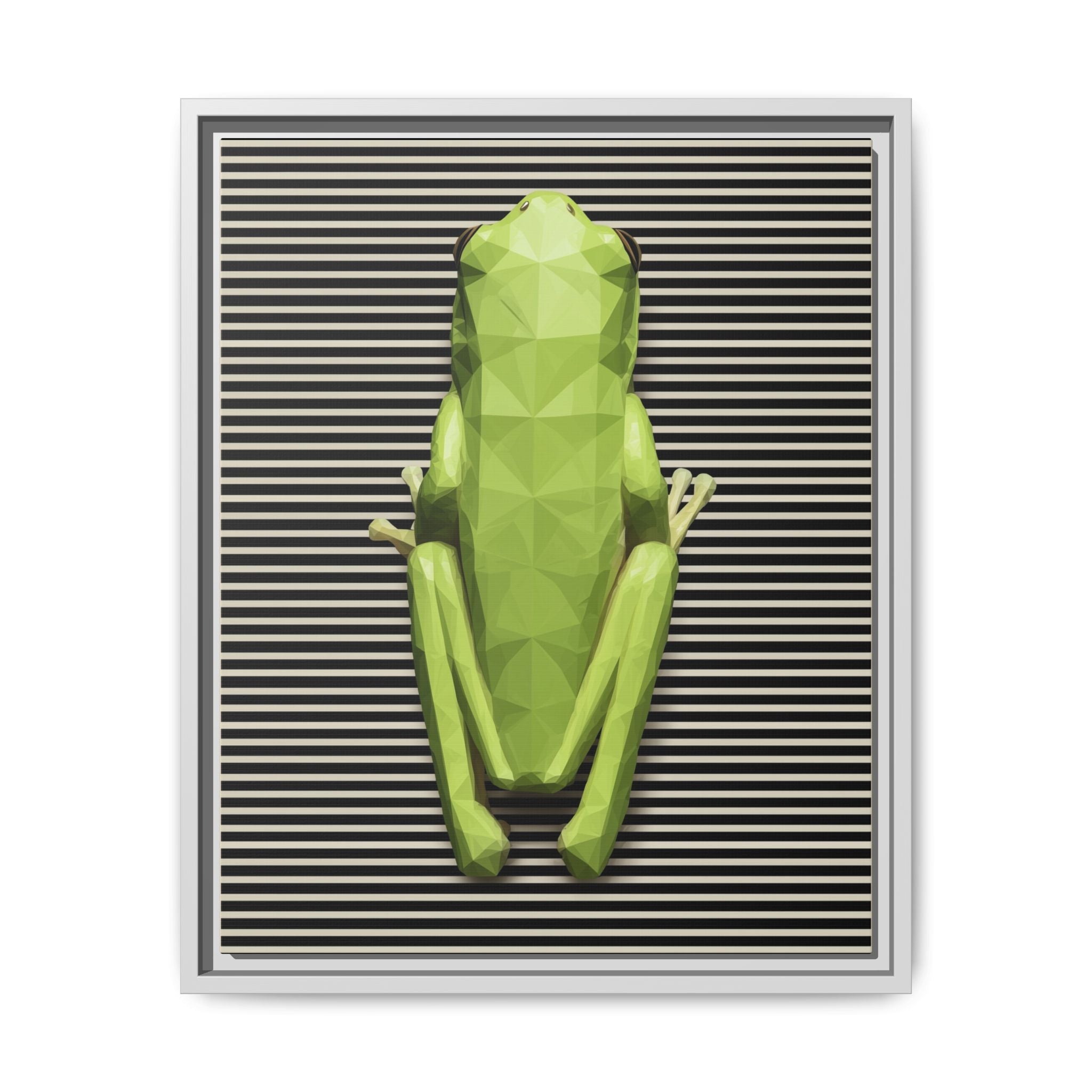 Geometric Amphibian: Low-Poly Frog Design, Digital Art Minimalism   |  Personalized & Custom Orders Available