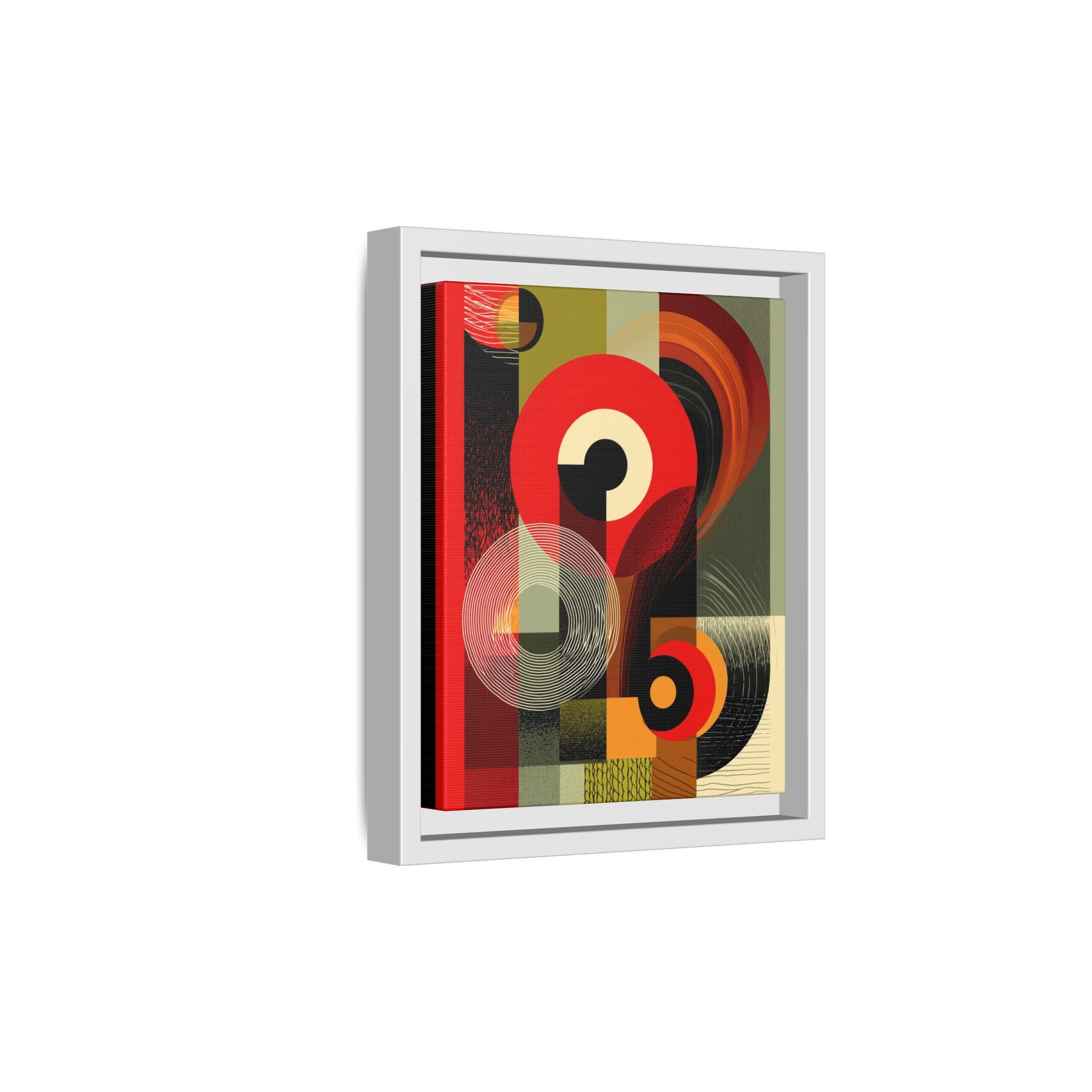 Chromatic Geometrics: Abstract Constructivist Composition, Modernist Color Blocking, Layered Circular Forms   |   Custom Orders Accepted