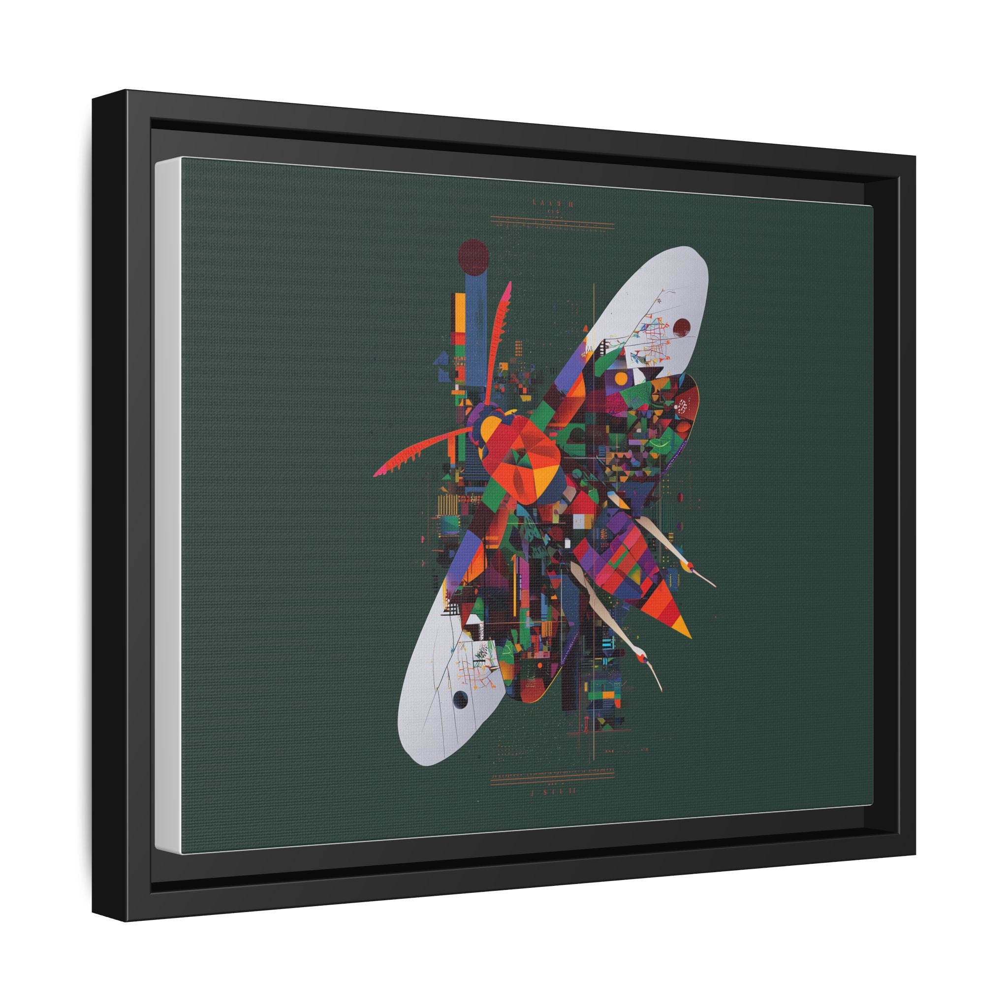 Geometric Butterfly: Digital Abstract Art, Architectural Color Explosion   |    Custom Orders Available