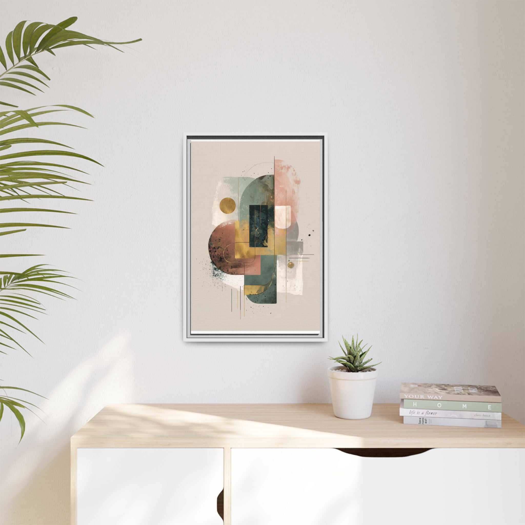 Organic Geometries: Fragmented Forms, Digital Abstract Composition, Layered Minimalist Art   |   Custom Orders Accepted
