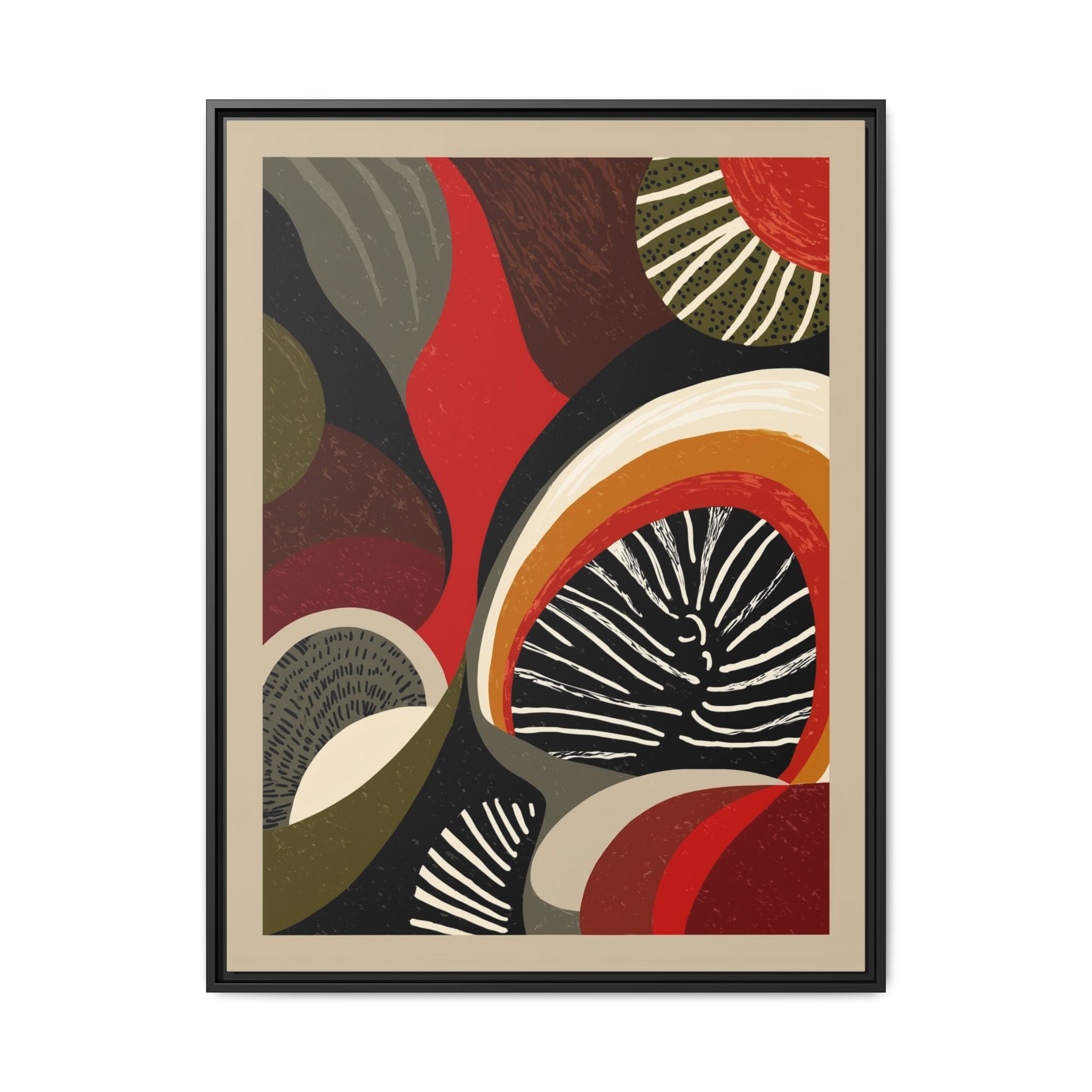 Geometric Rhythm: Abstract Composition, Mid-Century Modern Art, Radial Design Inspiration   |   Custom Orders Accepted