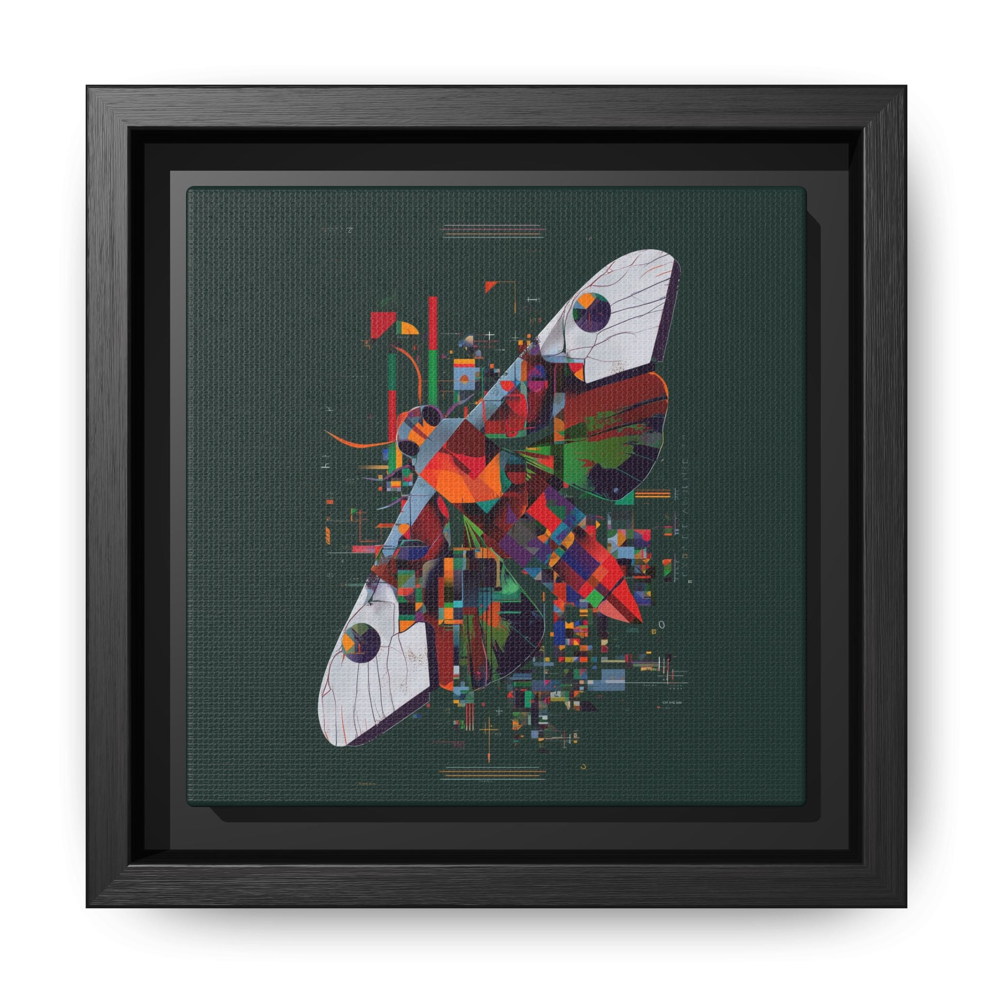 Butterfly Deconstruction: Geometric Digital Art, Pixelated Abstract Butterfly Wings   |    Custom Orders Available