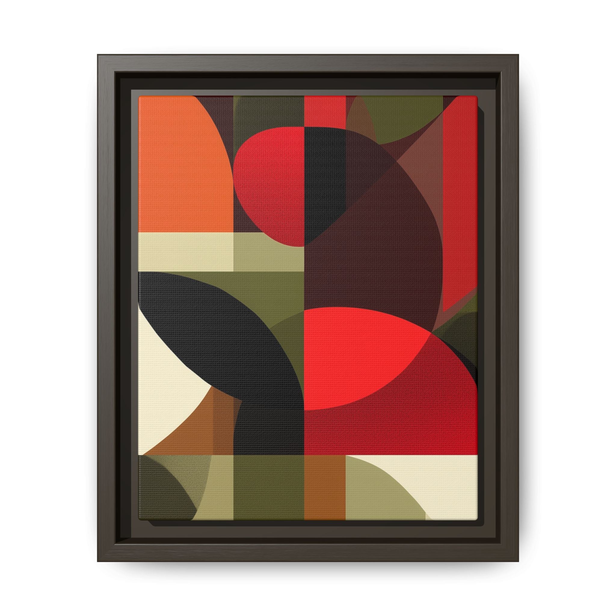 Geometric Fusion: Modern Abstract Composition, Cubist Color Blocks, Architectural Form Harmony   |   Custom Orders Accepted