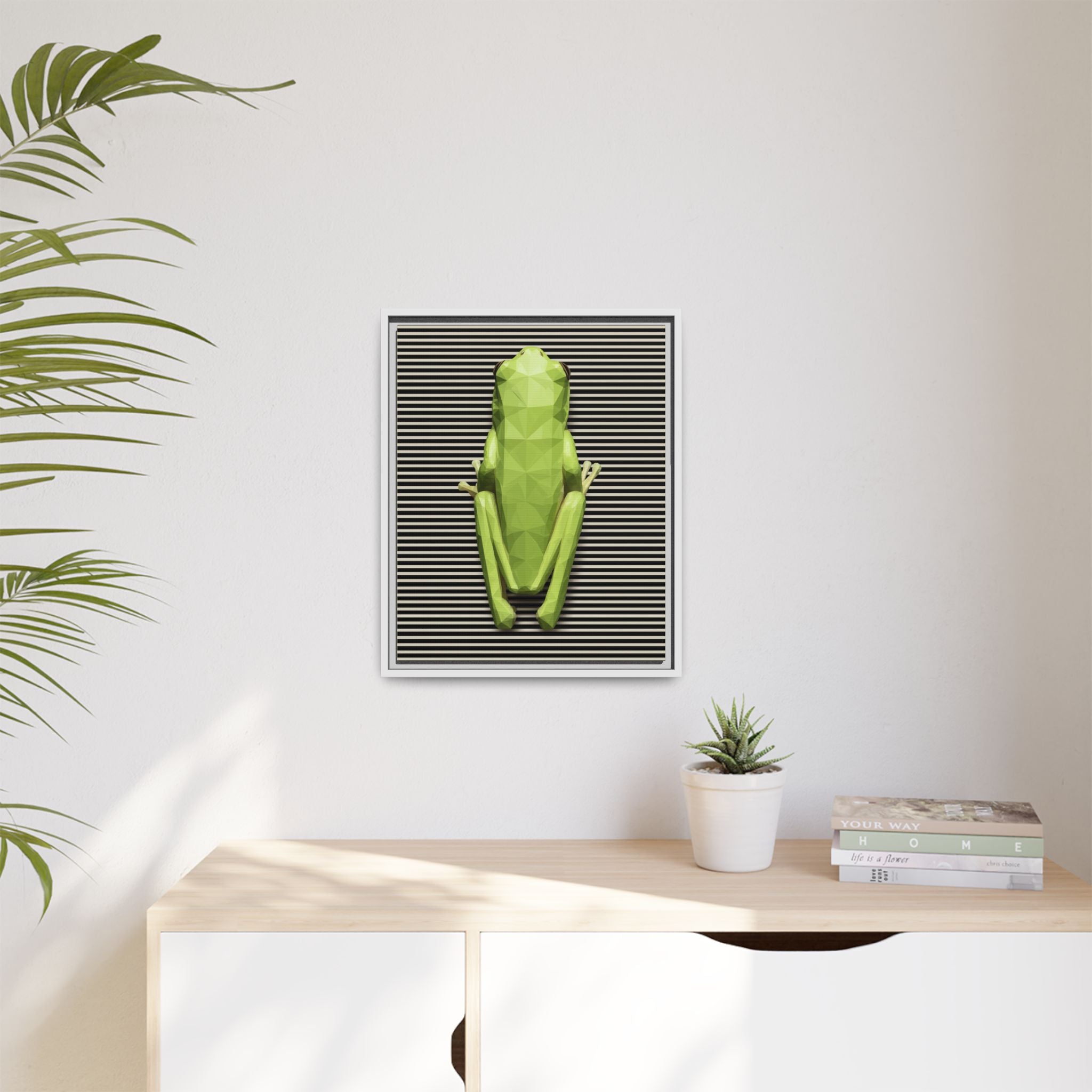 Geometric Amphibian: Low-Poly Frog Design, Digital Art Minimalism   |  Personalized & Custom Orders Available