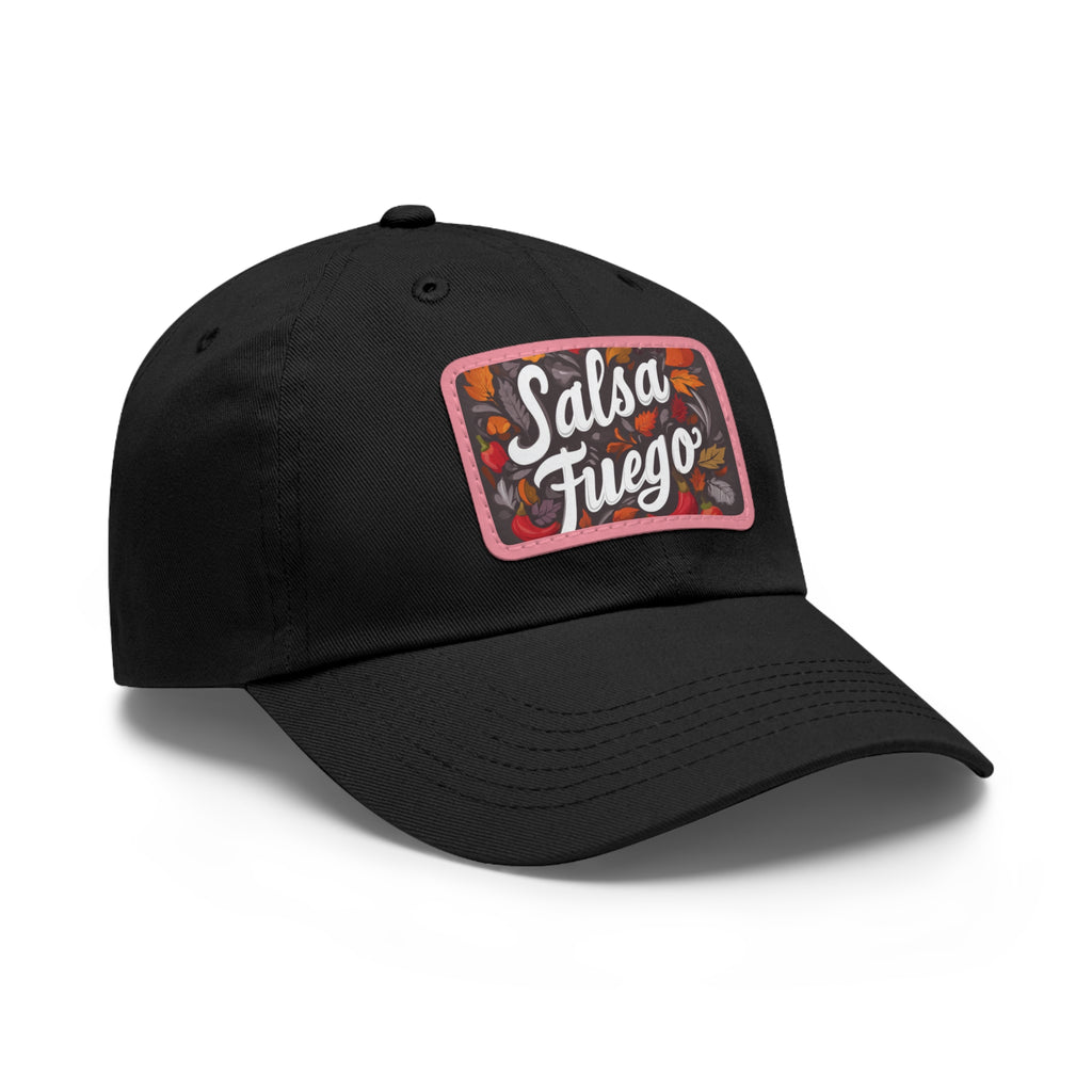 Salsa Fuego Floral Dad Hat with Leather Patch (Rectangle)