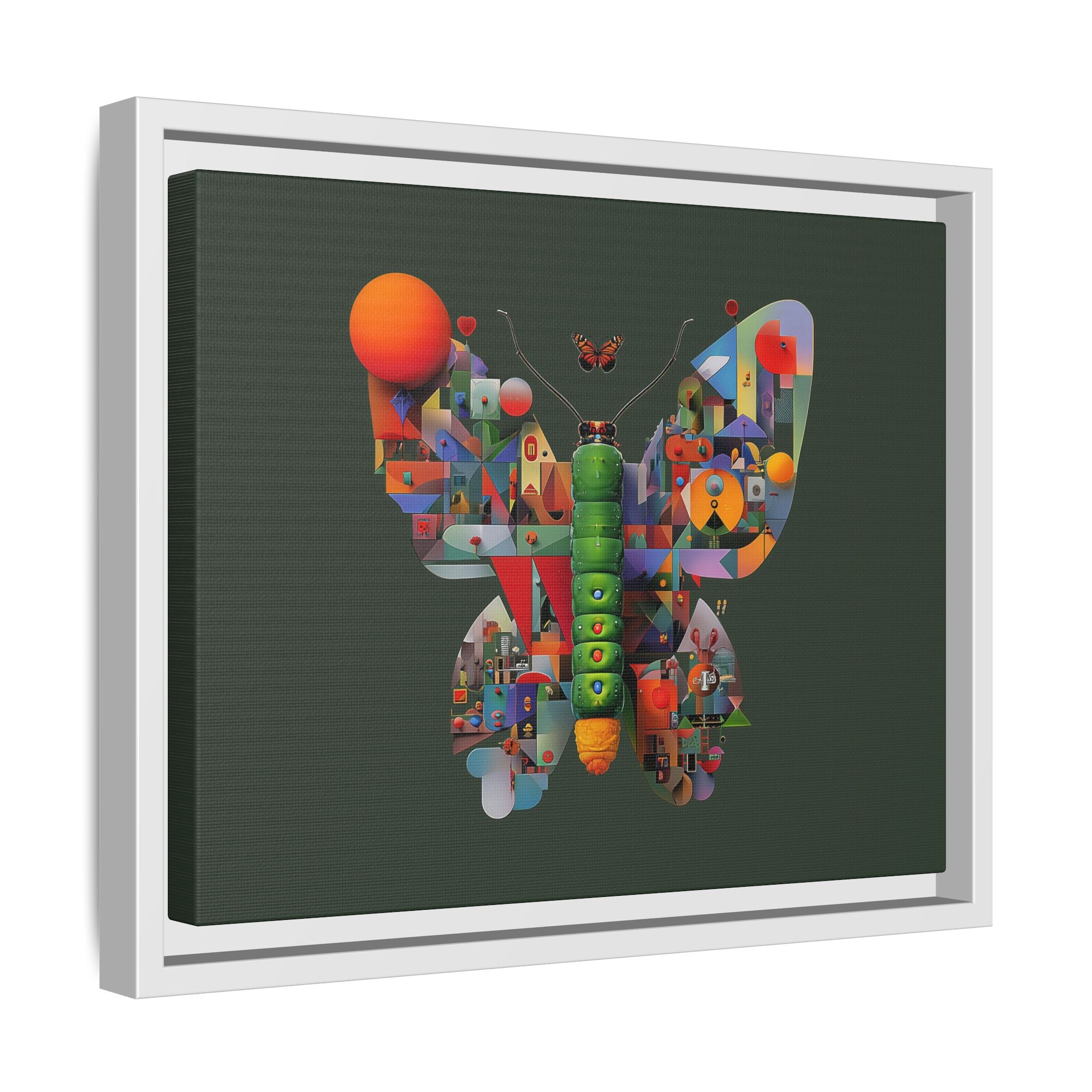Furnie: Geometric Butterfly Mosaic, Digital Art Landscape   |    Custom Orders Available