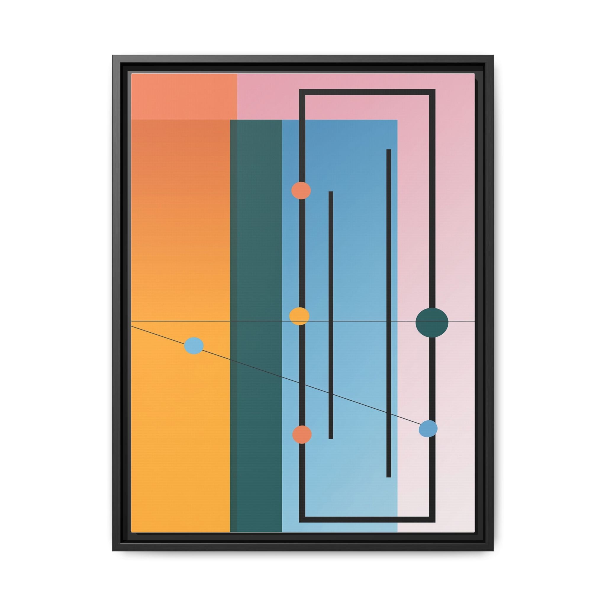 Geometric Harmony: Constructivist Color Planes, Modernist Composition, Abstract Spatial Rhythm   |   Custom Orders Accepted