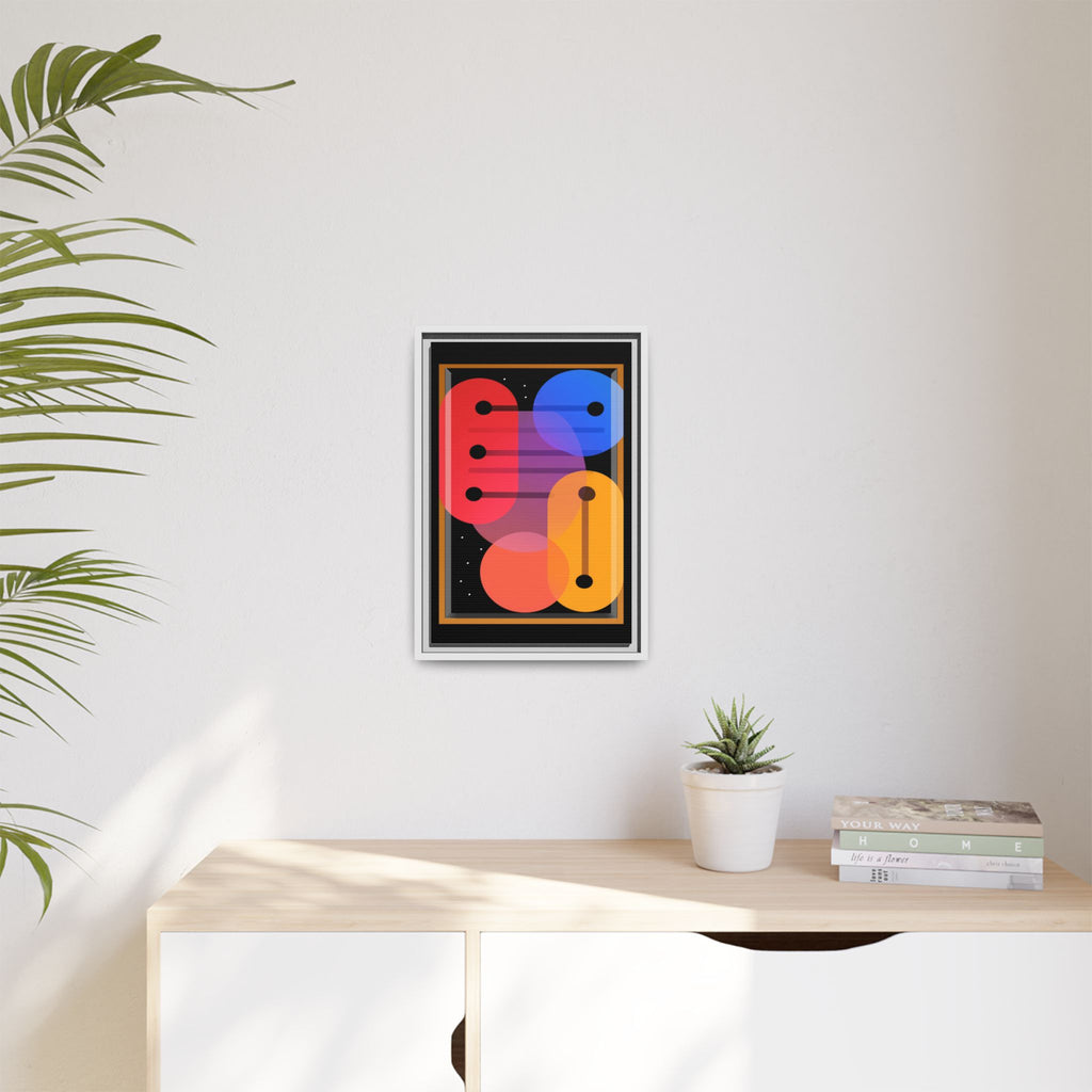 Celestial Geometry: Organic Shapes in Motion, Digital Abstract Composition, Vibrant Color Intersections   |   Custom Orders Accepted