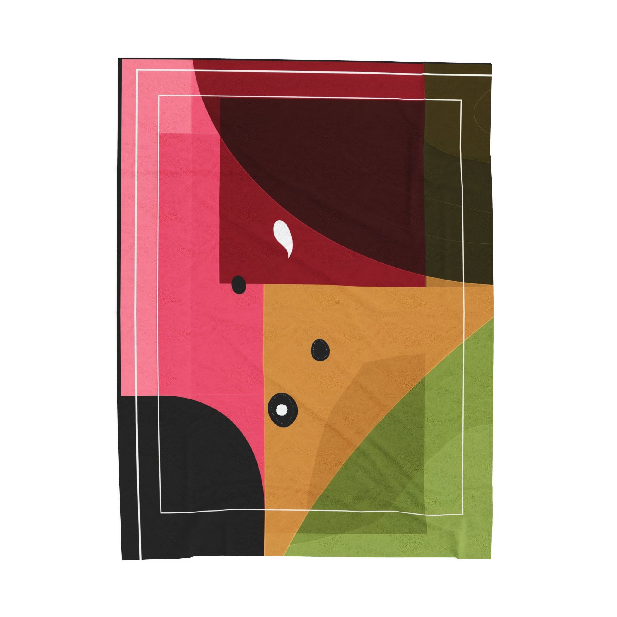 Geometric Intersections: Angular Color Composition, Modernist Abstract Design   |    Custom Orders Available