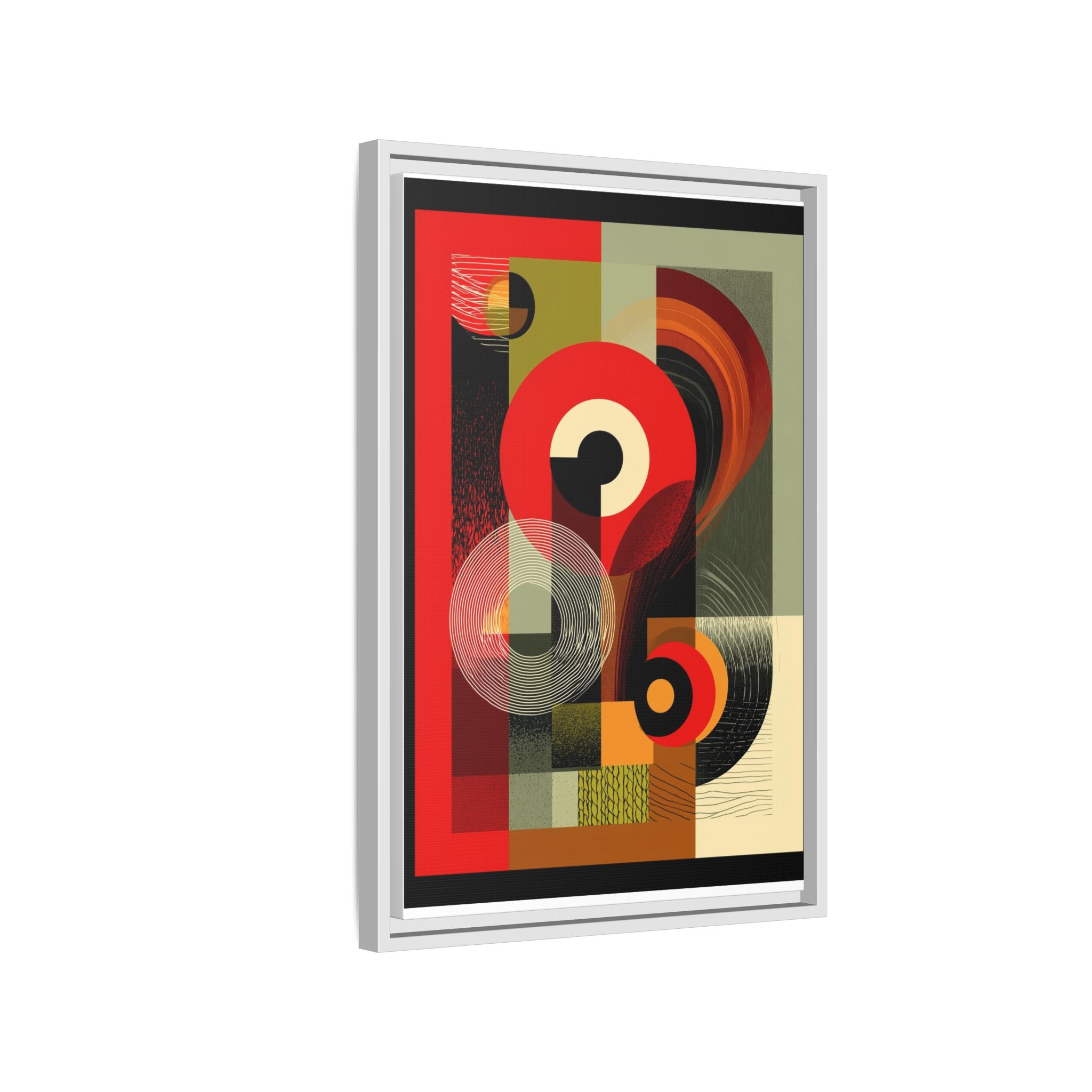 Chromatic Geometrics: Abstract Constructivist Composition, Modernist Color Blocking, Layered Circular Forms   |   Custom Orders Accepted