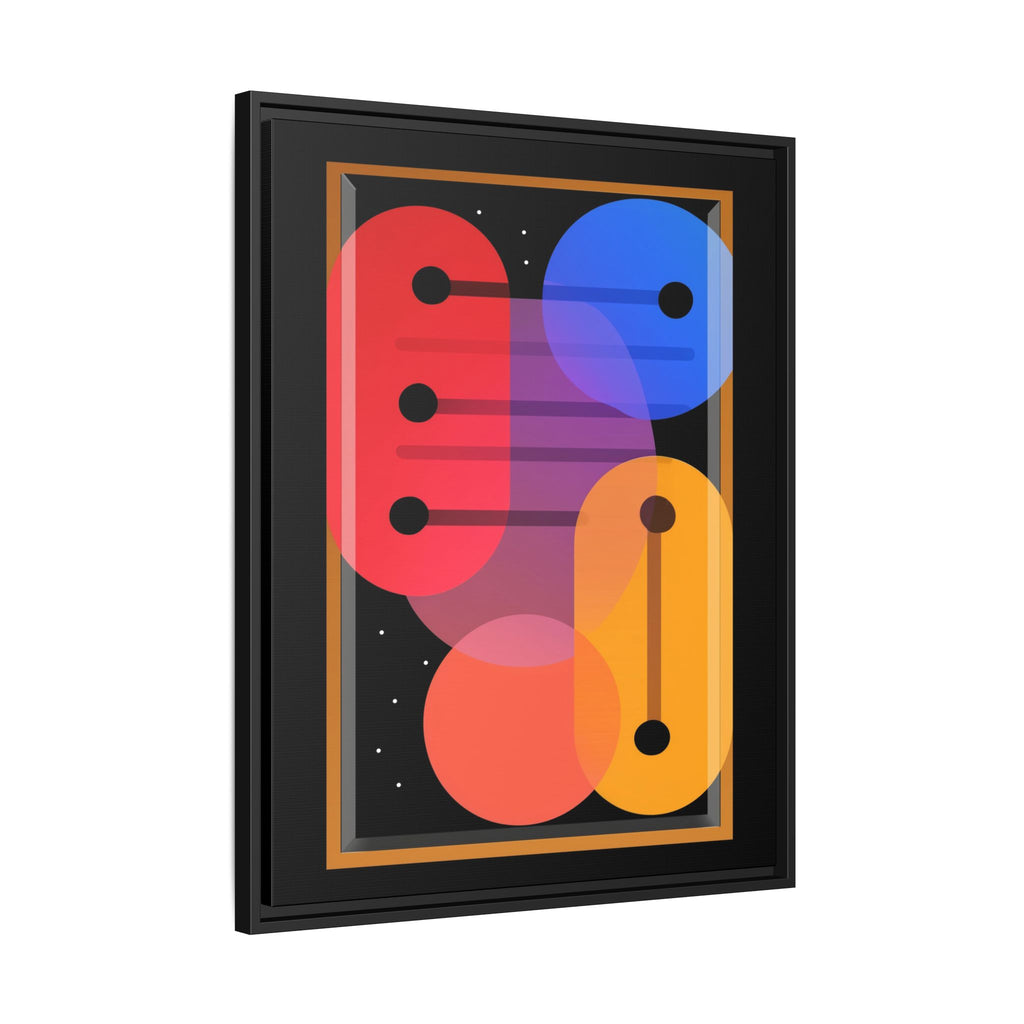 Celestial Geometry: Organic Shapes in Motion, Digital Abstract Composition, Vibrant Color Intersections   |   Custom Orders Accepted