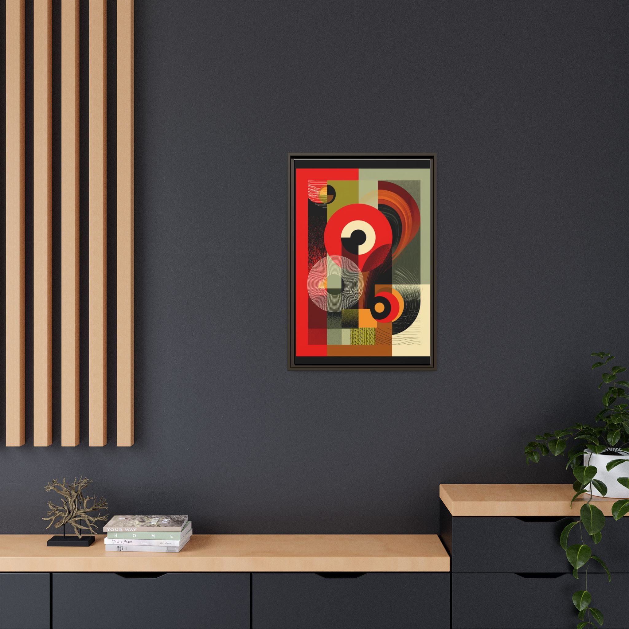 Chromatic Geometrics: Abstract Constructivist Composition, Modernist Color Blocking, Layered Circular Forms   |   Custom Orders Accepted