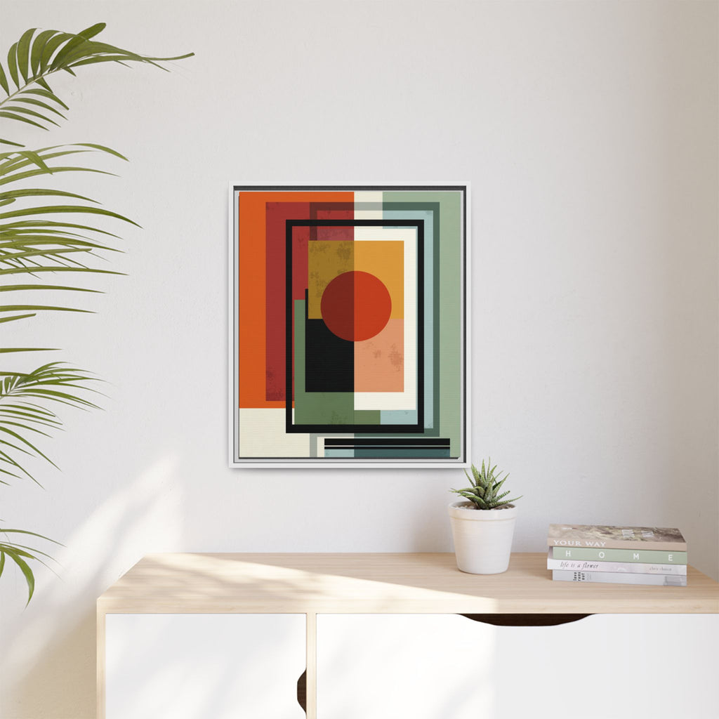 Geometric Harmonies: Mid-Century Modern Composition, Constructivist Inspiration, Abstract Rectangular Interplay   |   Custom Orders Accepted