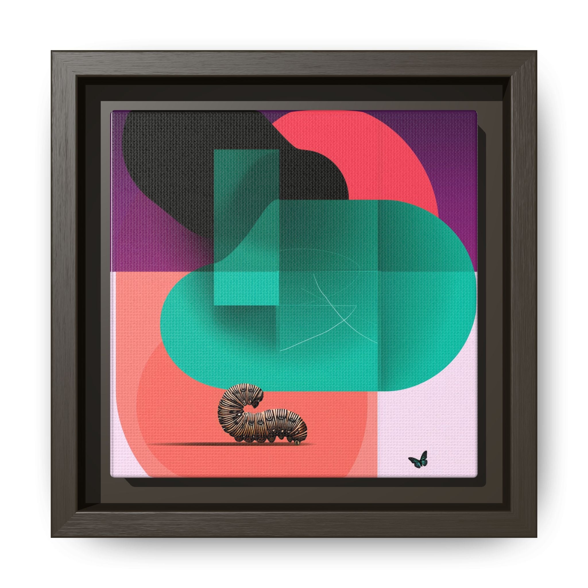 Metamorphosis of Color: Geometric Abstract Butterfly Design, Translucent Shapes Composition   |    Custom Orders Available