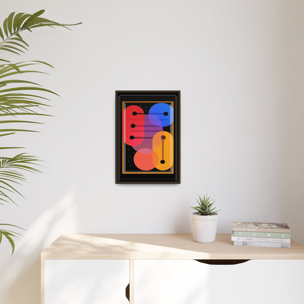 Celestial Geometry: Organic Shapes in Motion, Digital Abstract Composition, Vibrant Color Intersections   |   Custom Orders Accepted