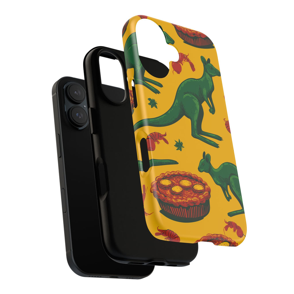 Australian-themed iPhone Case, Tough Phone Cover, Unique Gift for Travelers, Cute Animal Design, Festival & Holiday Accessory