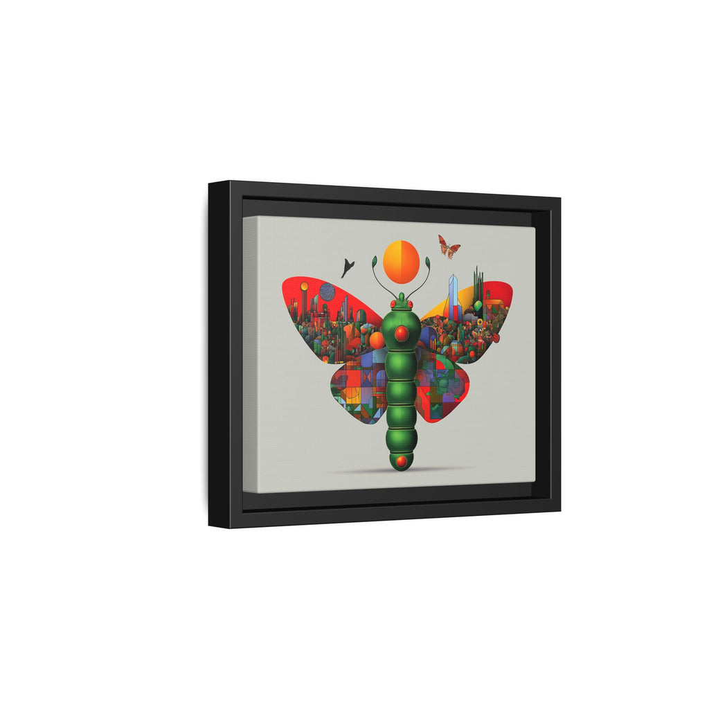 Urban Metamorphosis: Geometric Butterfly Cityscape, Cubist Digital Illustration   |    Custom Orders Available