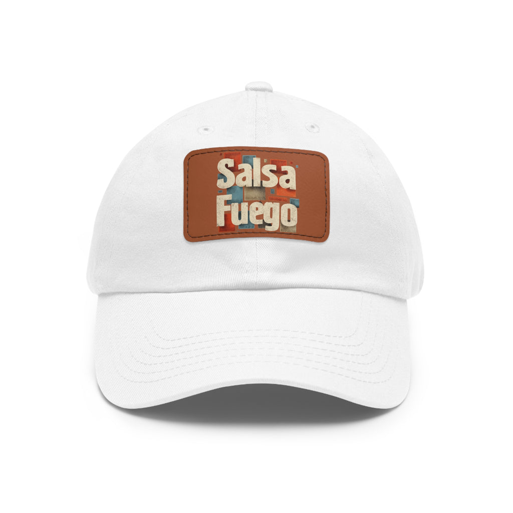 Salsa Fuego Geometric Dad Hat with Leather Patch (Rectangle)
