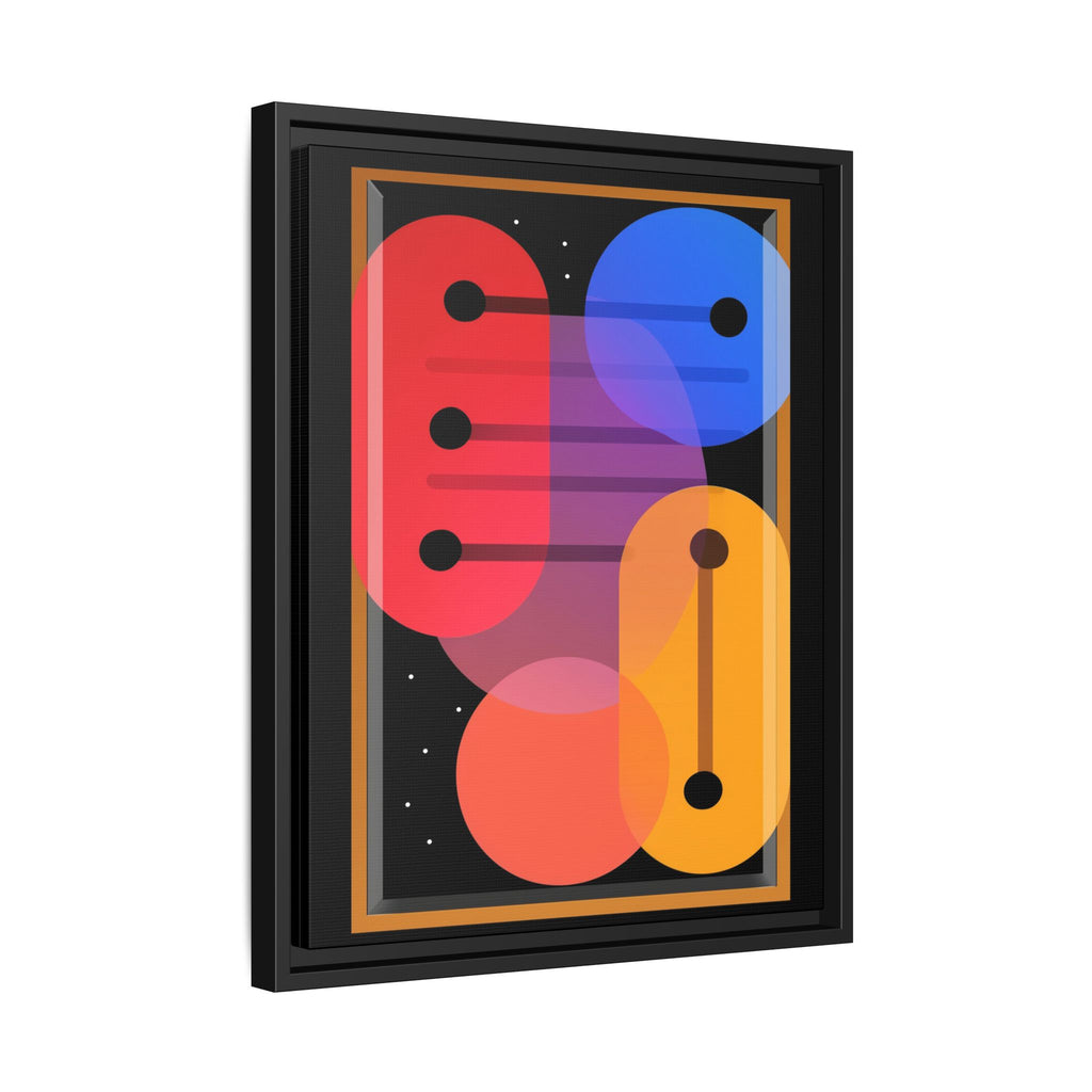 Celestial Geometry: Organic Shapes in Motion, Digital Abstract Composition, Vibrant Color Intersections   |   Custom Orders Accepted