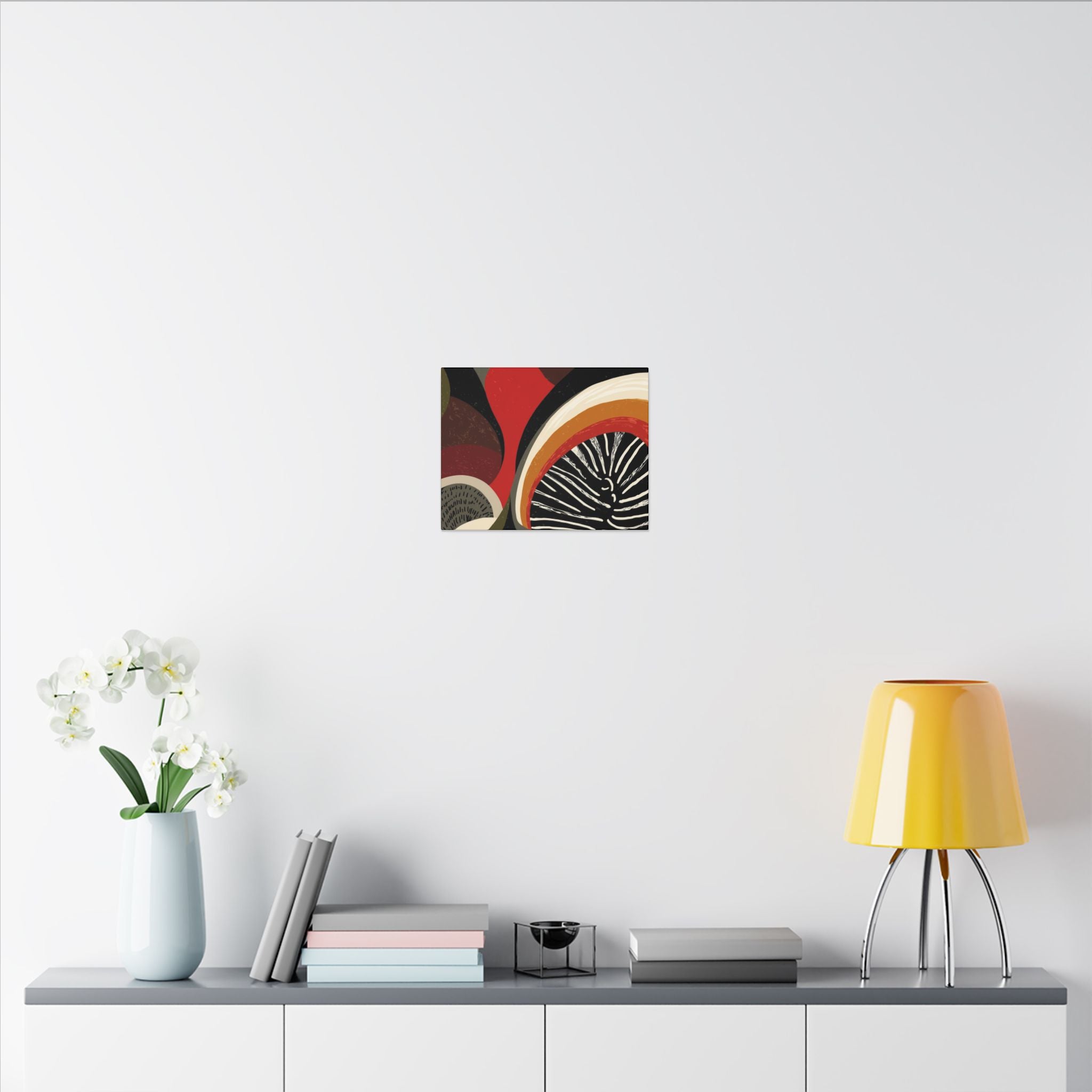 Harmonic Convergence: Organic Geometry, Mid-Century Modern Abstract, Earthy Palette Composition   |   Custom Orders Accepted