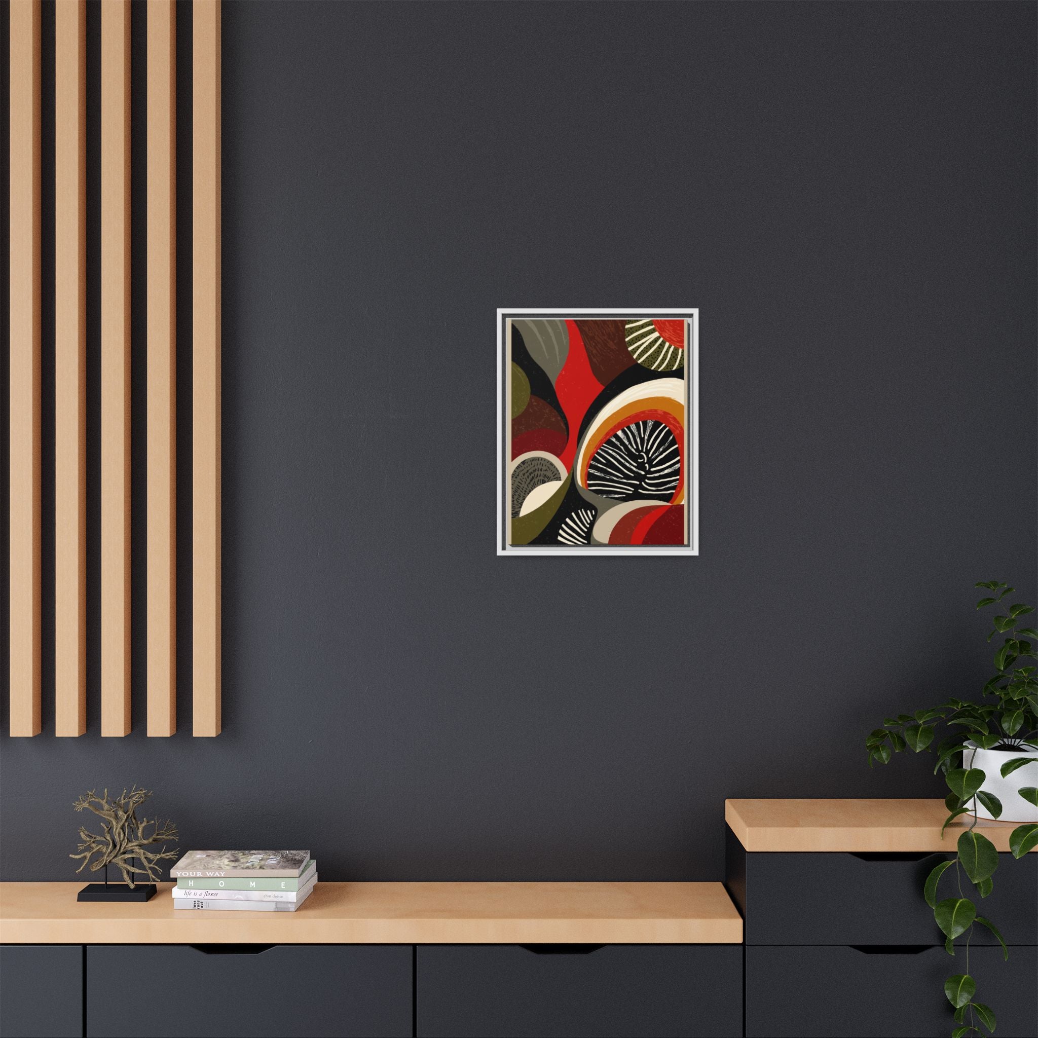 Geometric Rhythm: Abstract Composition, Mid-Century Modern Art, Radial Design Inspiration   |   Custom Orders Accepted