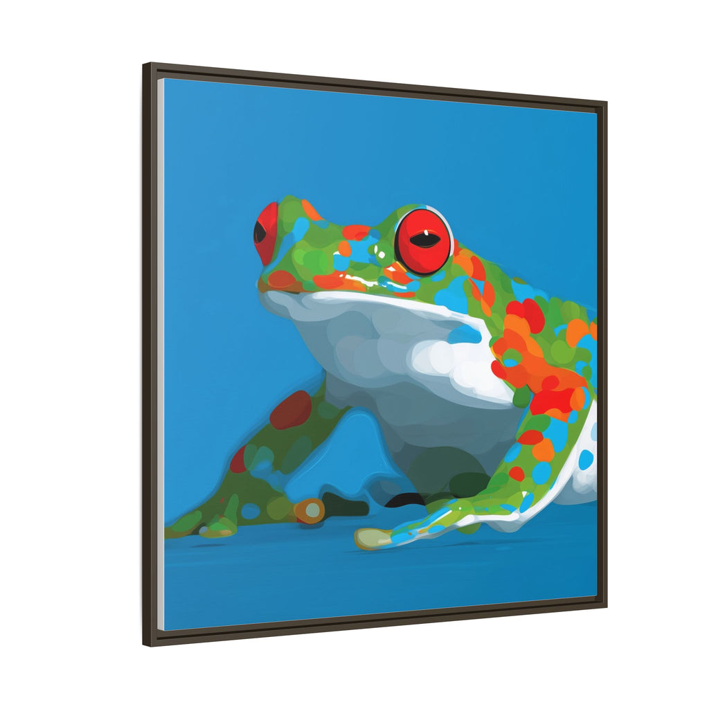 Mosaic Frog: Geometric Wildlife Art, Colorful Amphibian Print   |    Custom Orders Available