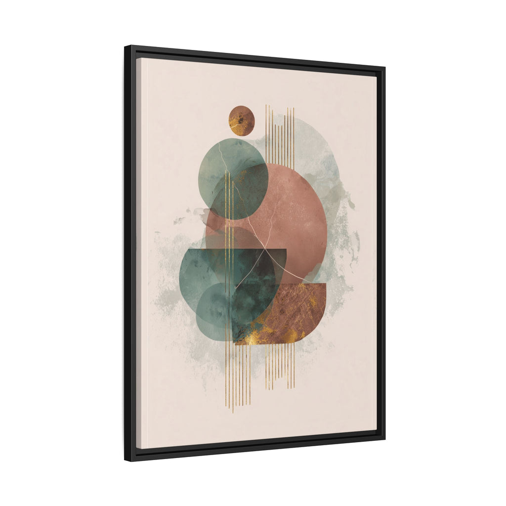 Translucent Geometries: Abstract Circles, Mid-Century Minimalism, Watercolor Layers   |   Custom Orders Accepted