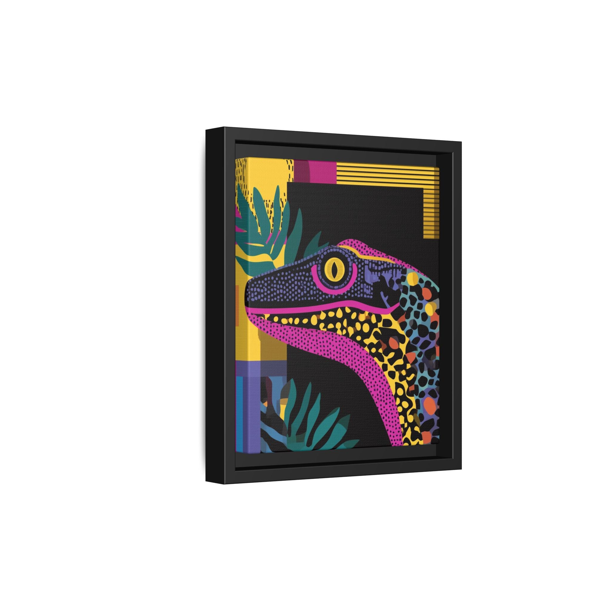 Raptor Kaleidoscope: Pop Art Dinosaur Portrait, Graphic Design Exotic Creature   |  Personalized & Custom Orders Available