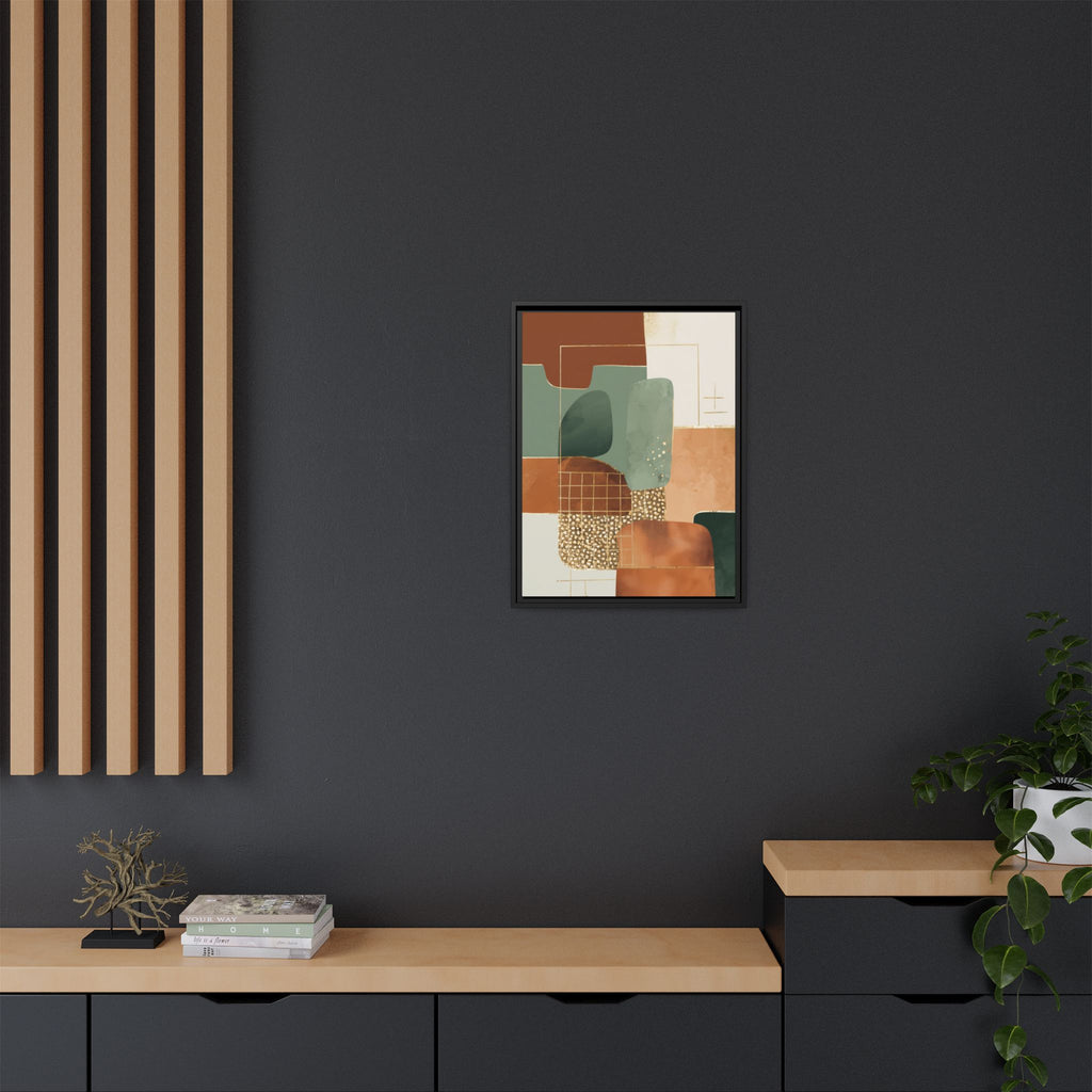 Geometric Harmony: Abstract Minimalist Art, Mid-Century Modern Design, Organic Shapes Composition   |   Custom Orders Accepted