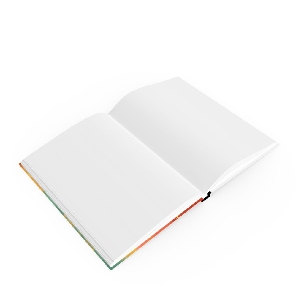 Personalized Vibrant Abstract Starfish Journal, Digital Art Marine Exploration Personalized Journal   |     Custom Orders Accepted