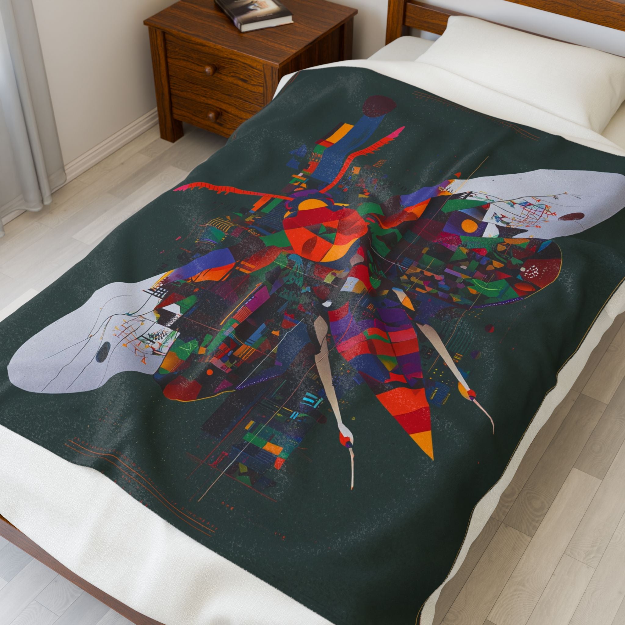 Geometric Metamorphosis: Urban Butterfly Landscape, Digital Architectural Abstraction   |    Custom Orders Available