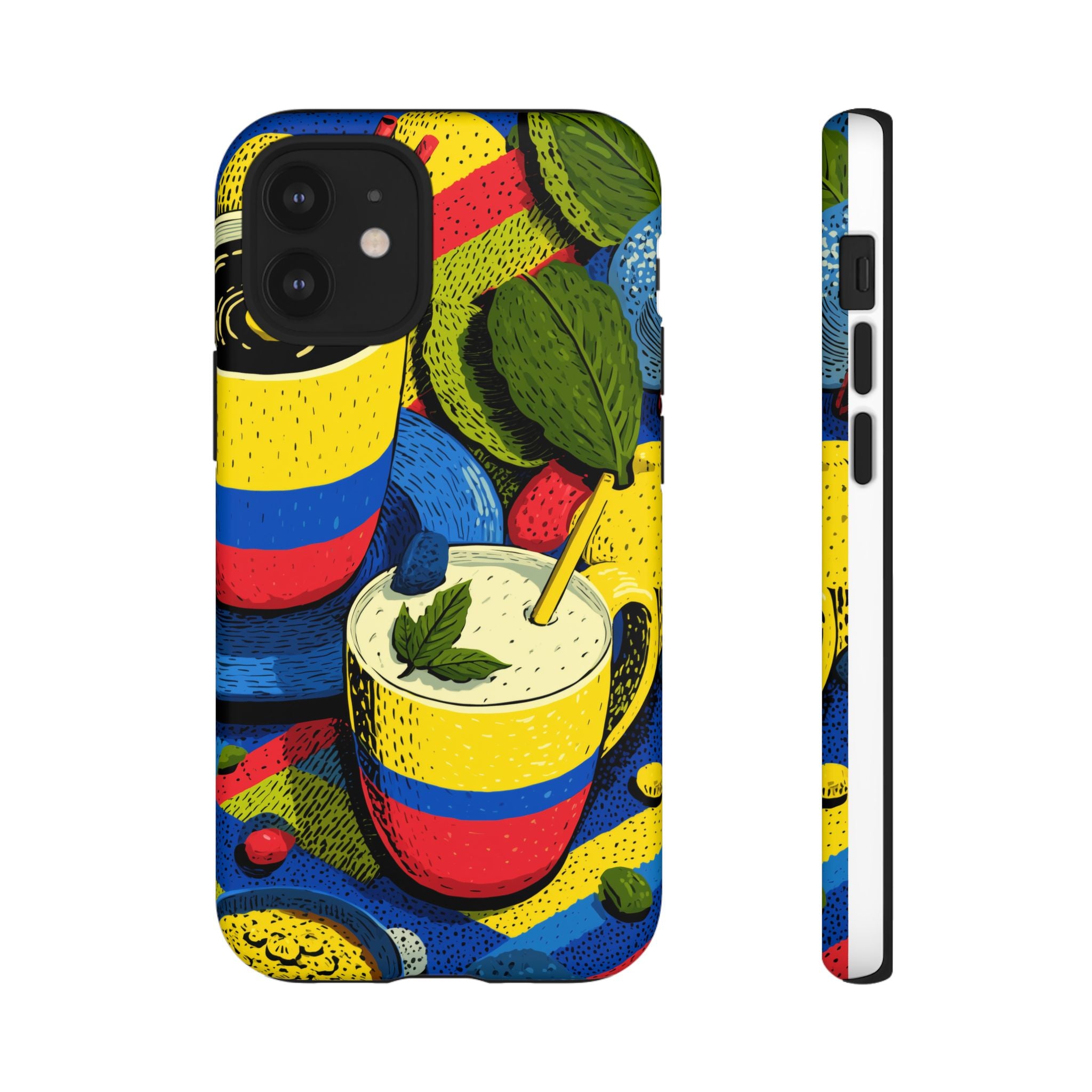 Vibrant Phone Case for Tough Cases | Colorful Colombian Art, Unique Gift, Trendy Accessory, Summer Style, Festival Must-Have